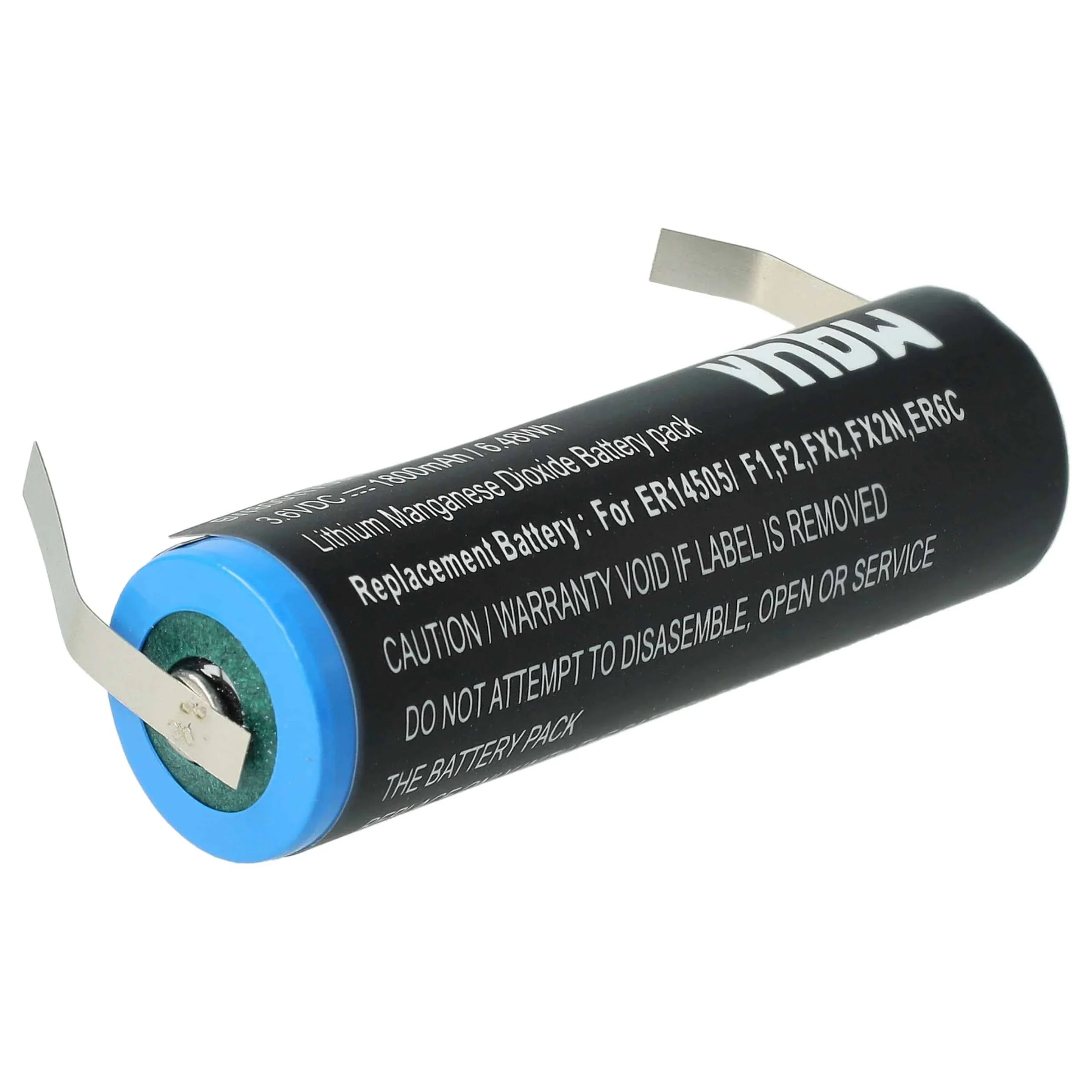 Pile remplace Maxell ER6C pour PLC Programmable Logic Controller Mitsubishi - 1800mAh 3,6V Li-MnO2
