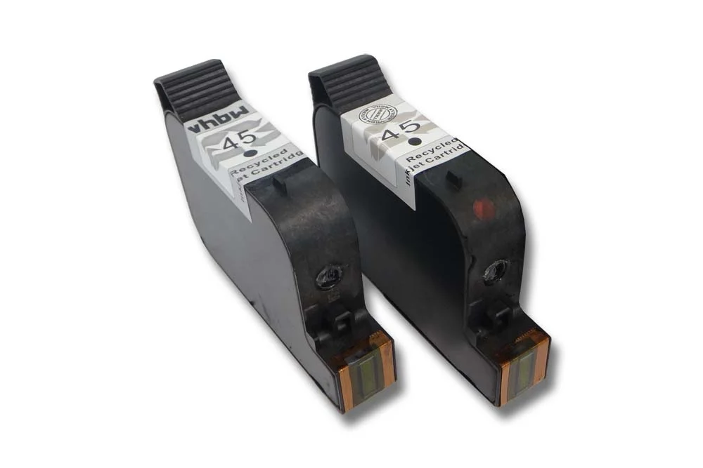 2x Cartouches remplace HP Refill C51645DE, NR. 45 pour imprimante - Accessoires pour imprimante