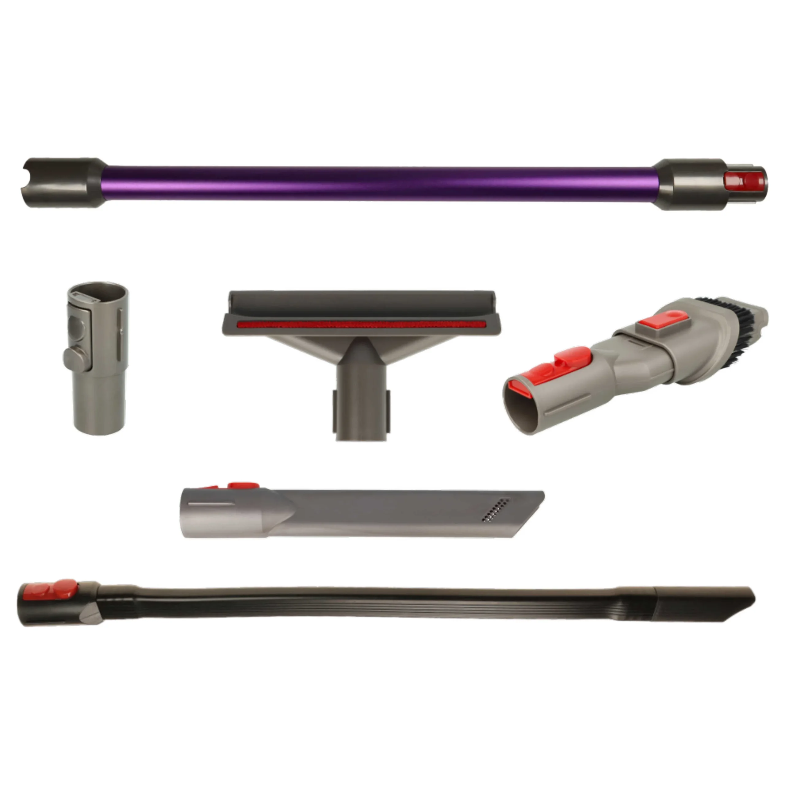 Kit d'accessoires 6 pcs remplace Dyson 967477-04, 967763-01, 967612-01, 967482-01 pour aspirateur Dyson