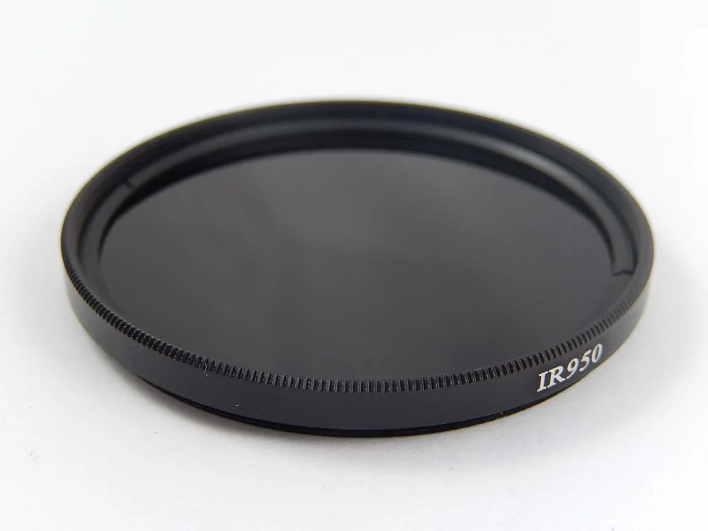 Filtre IR 950nm pour appareils photo et objectif de diam. 58 mm - Filtre infrarouge
