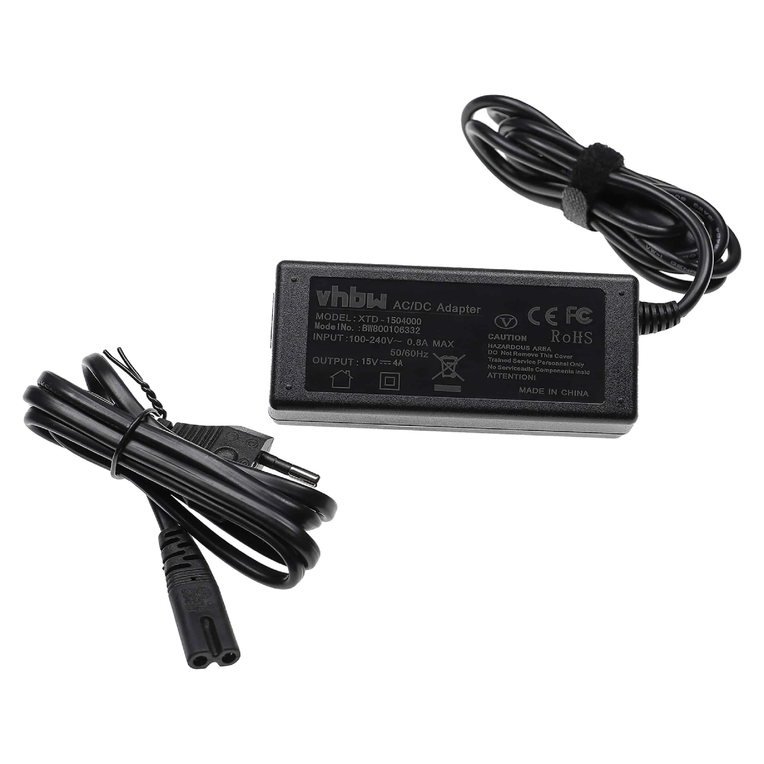 Bloc d'alimentation remplace Brother PA-AD-600EU, PA-AD-600 pour imprimante - 60W