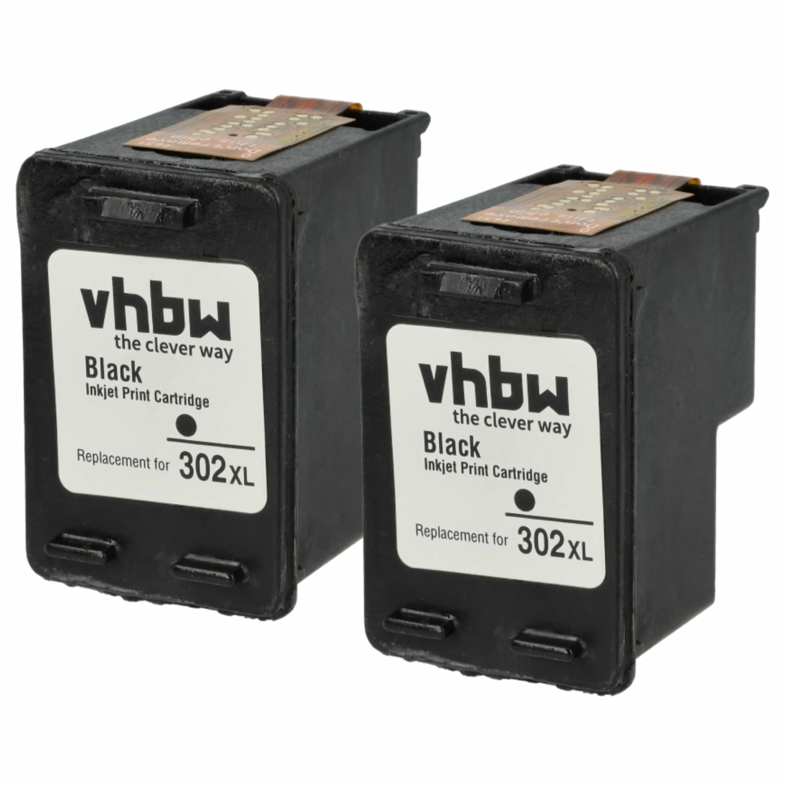 2x Cartouches remplace HP Refill 302xl, F6U68AE, 302 pour imprimante - Accessoires pour imprimante