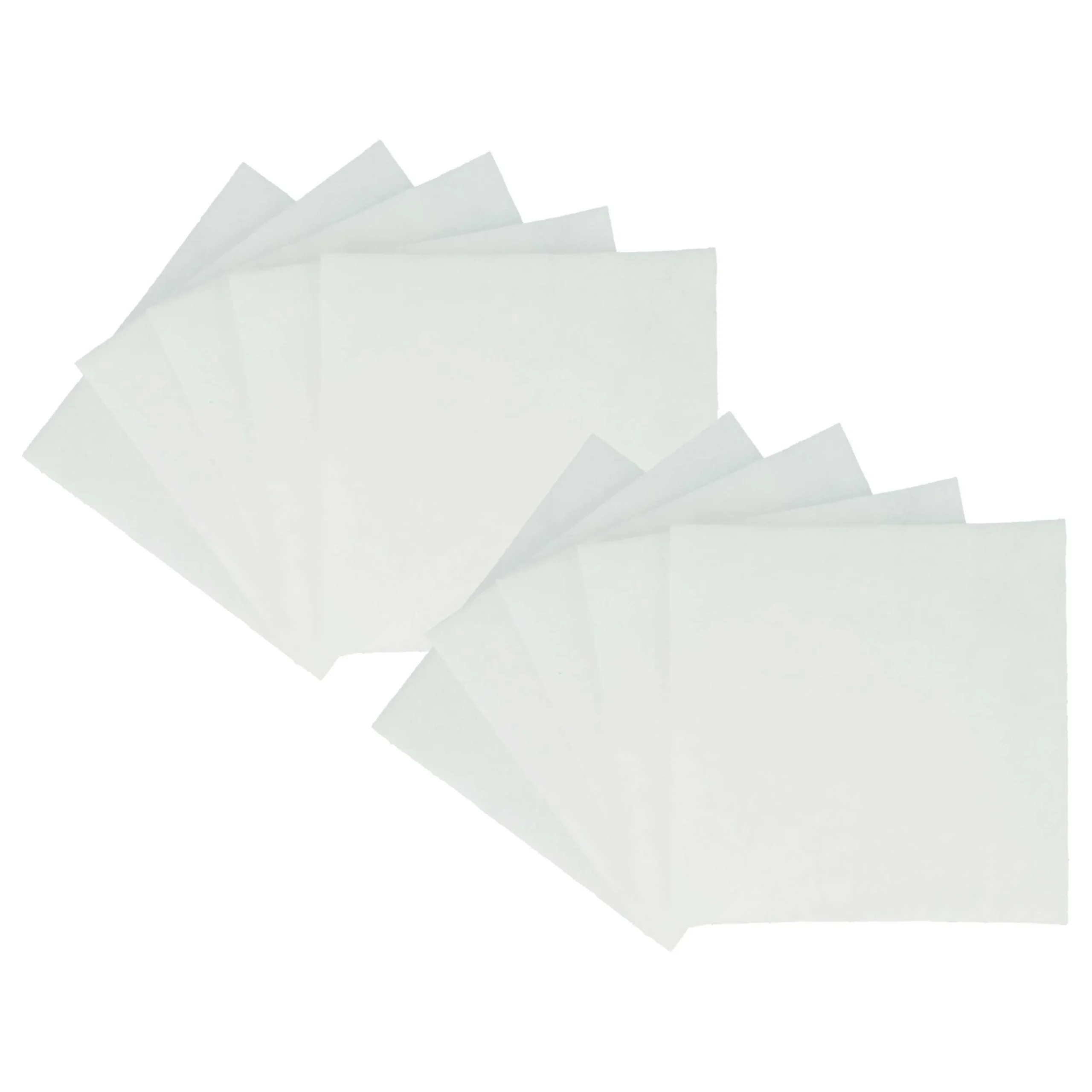 10x Filtre à air remplace Lunos 2/FSA, 034185, 034185, 2/FSA pour aération Lunos - Classe filtre G2, blanc