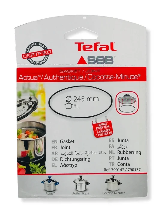 Joint cocotte inox SEB ACTUA 8L - COCOTTE MINUTE
