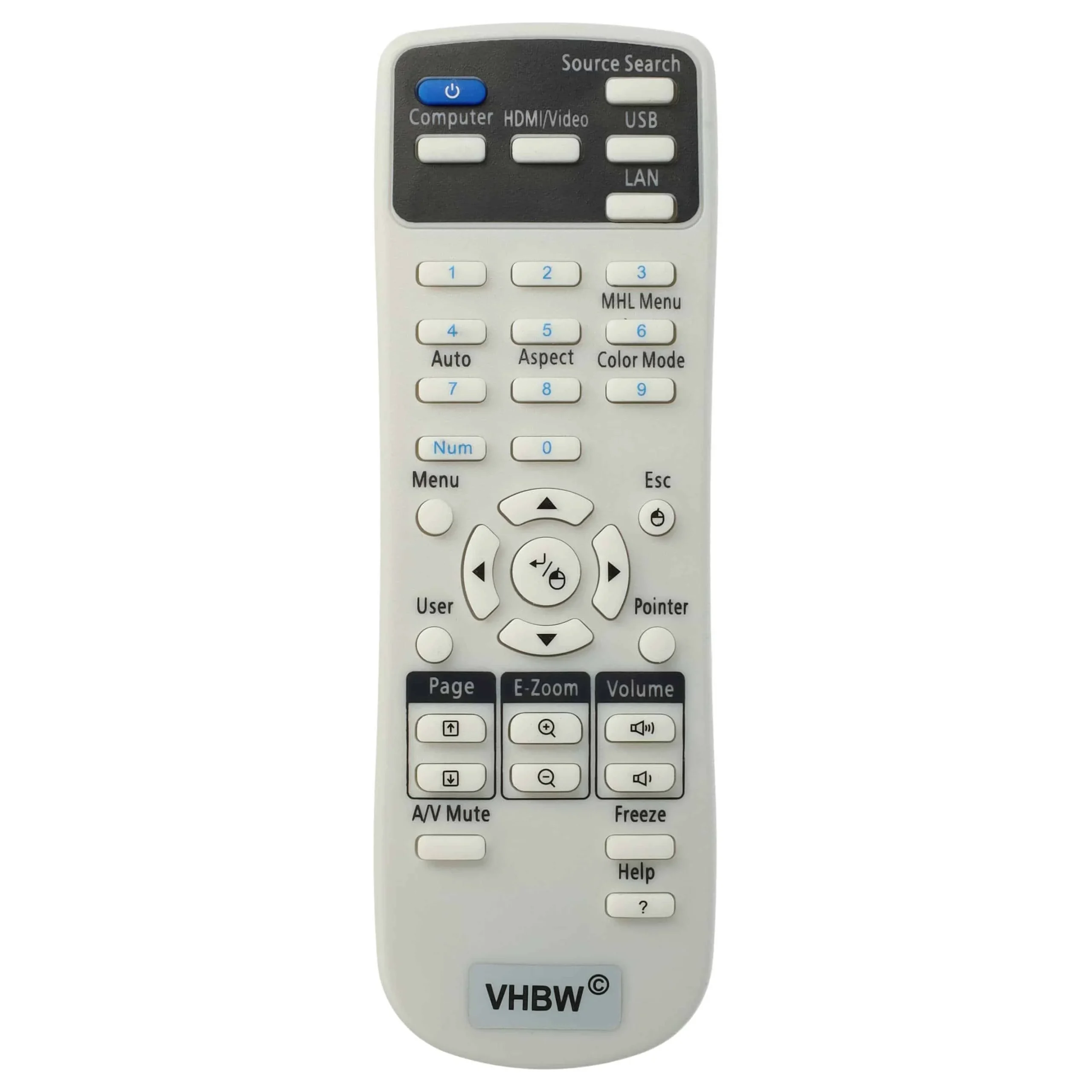 Télécommande remplace Epson 164880600, 156606 pour Epson - Accessoires multimédia