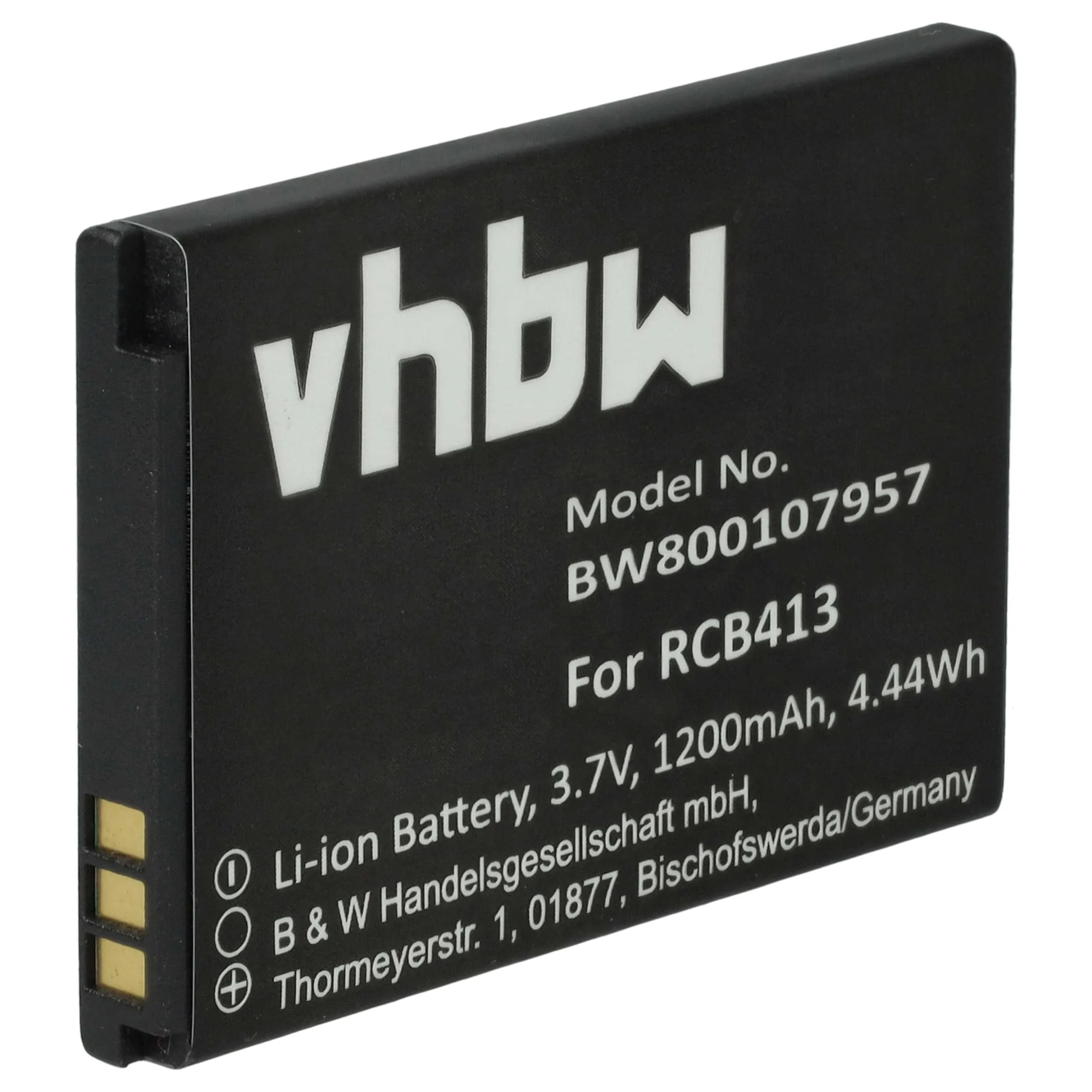 Batterie remplace Doro RCB01P01, RCB413, RCBNTC01 téléphone portable Doro - 1200mAh 3,7V Li-ion