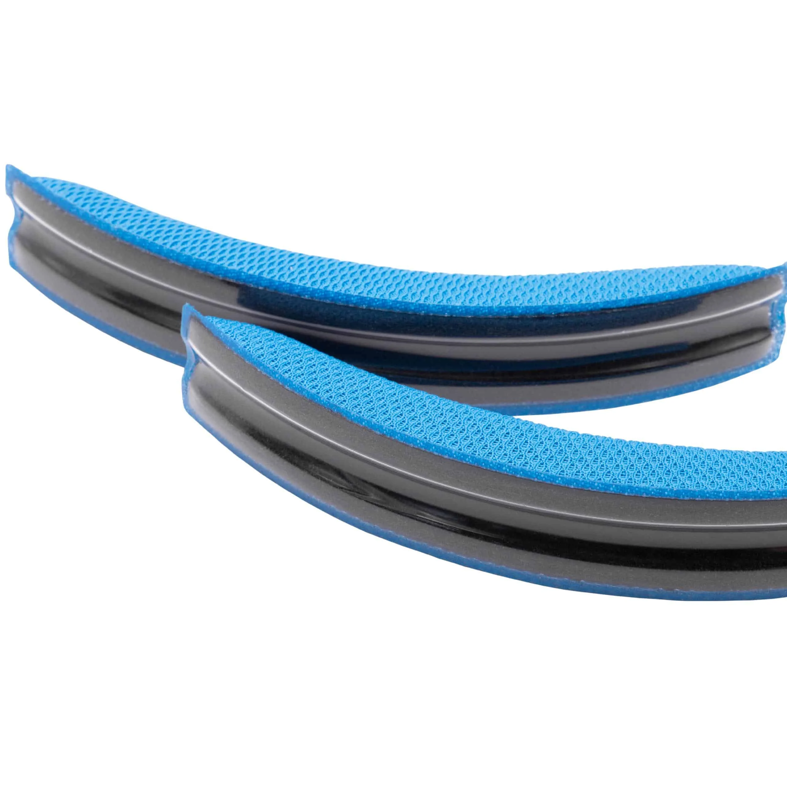 2x Coussinets de rechange pour arc de tête pour casques écouteurs Logitech G930 - bleu