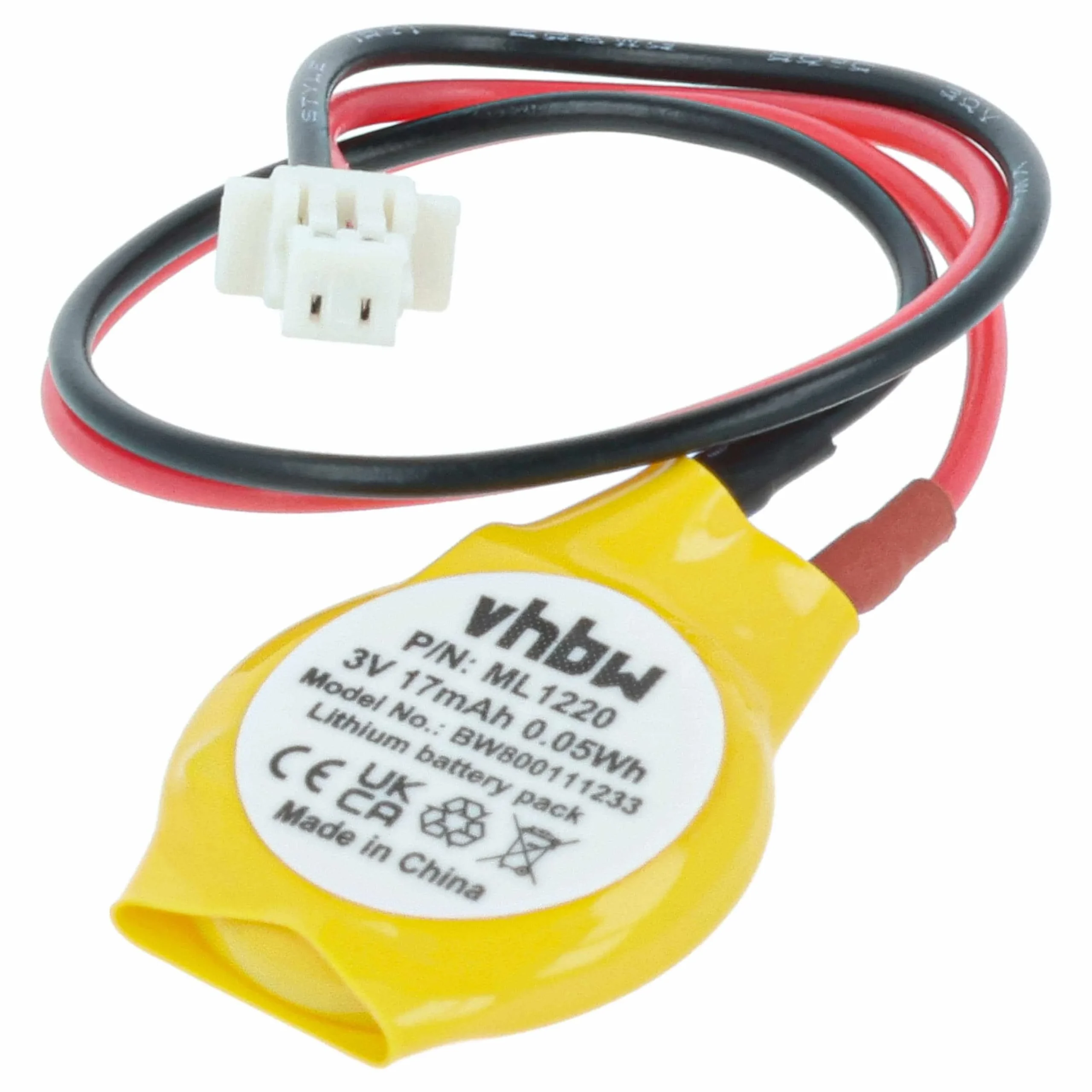 Pile remplace Maxell ML1220, 1207 pour BIOS Gateway - 17mAh 3V Li-ion