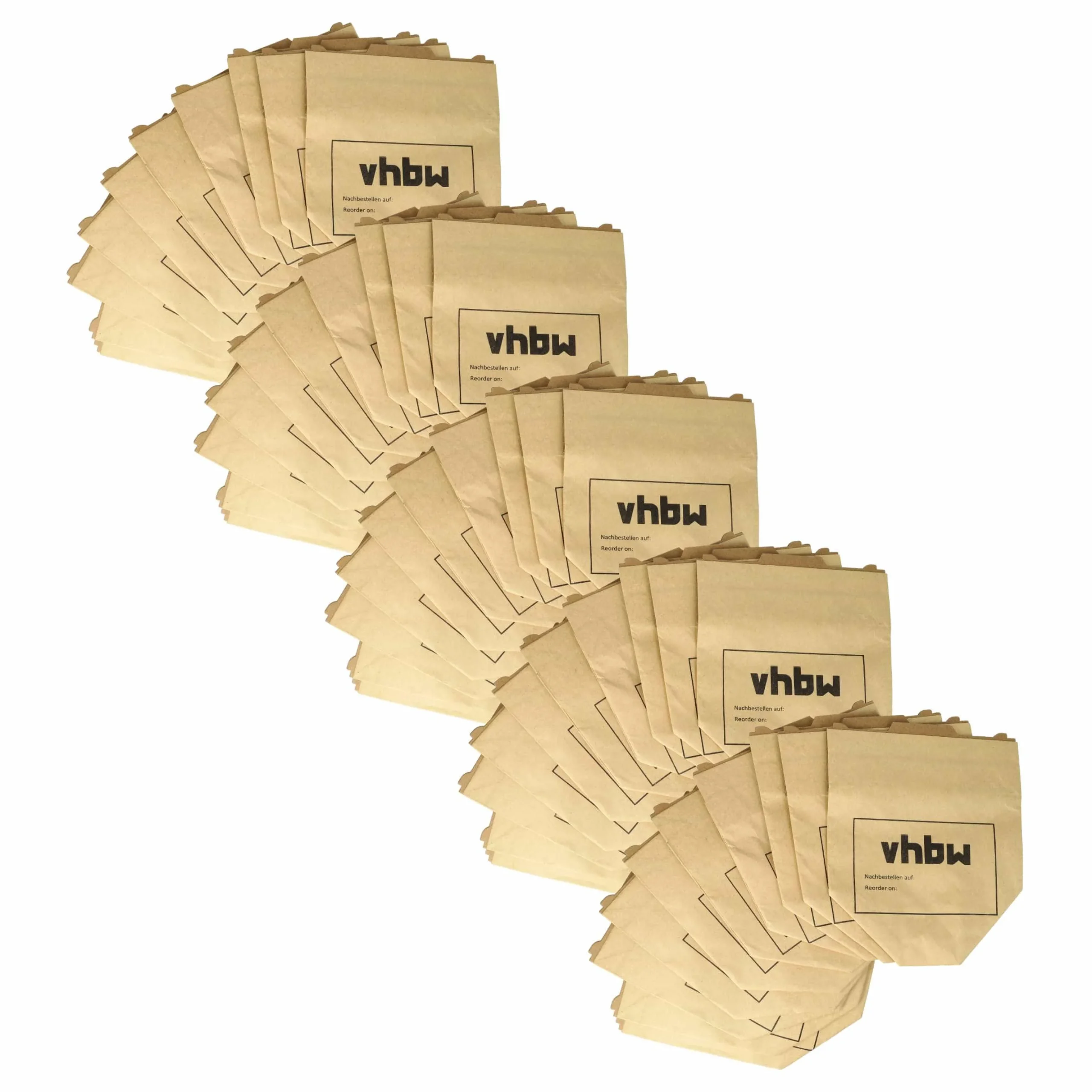 50x Sac remplace Menalux 6971P pour aspirateur Vorwerk - papier