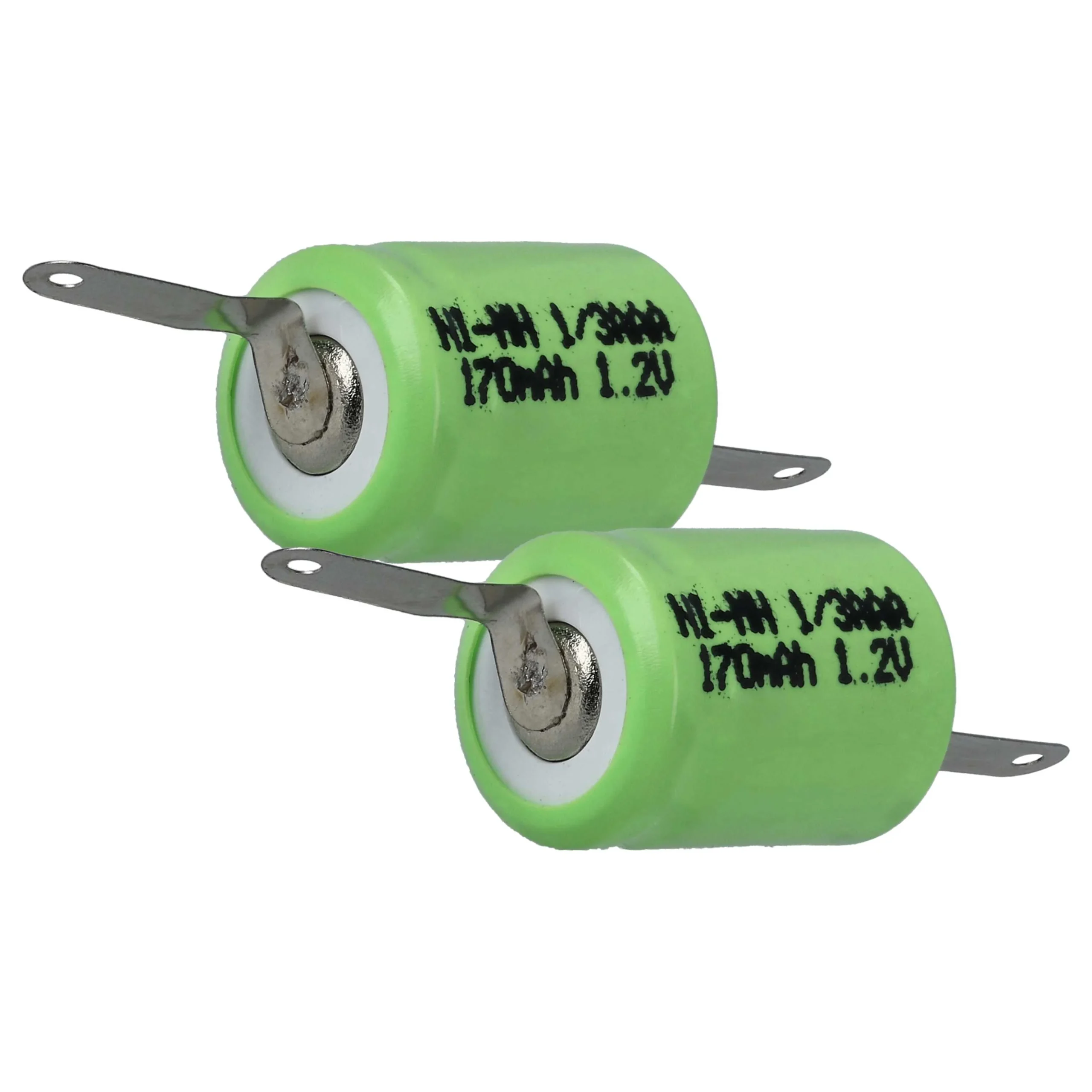 Batterie (2 pcs.) remplace 1/3AAA modèle radio-télécommandé - 170mAh 1,2V NiMH