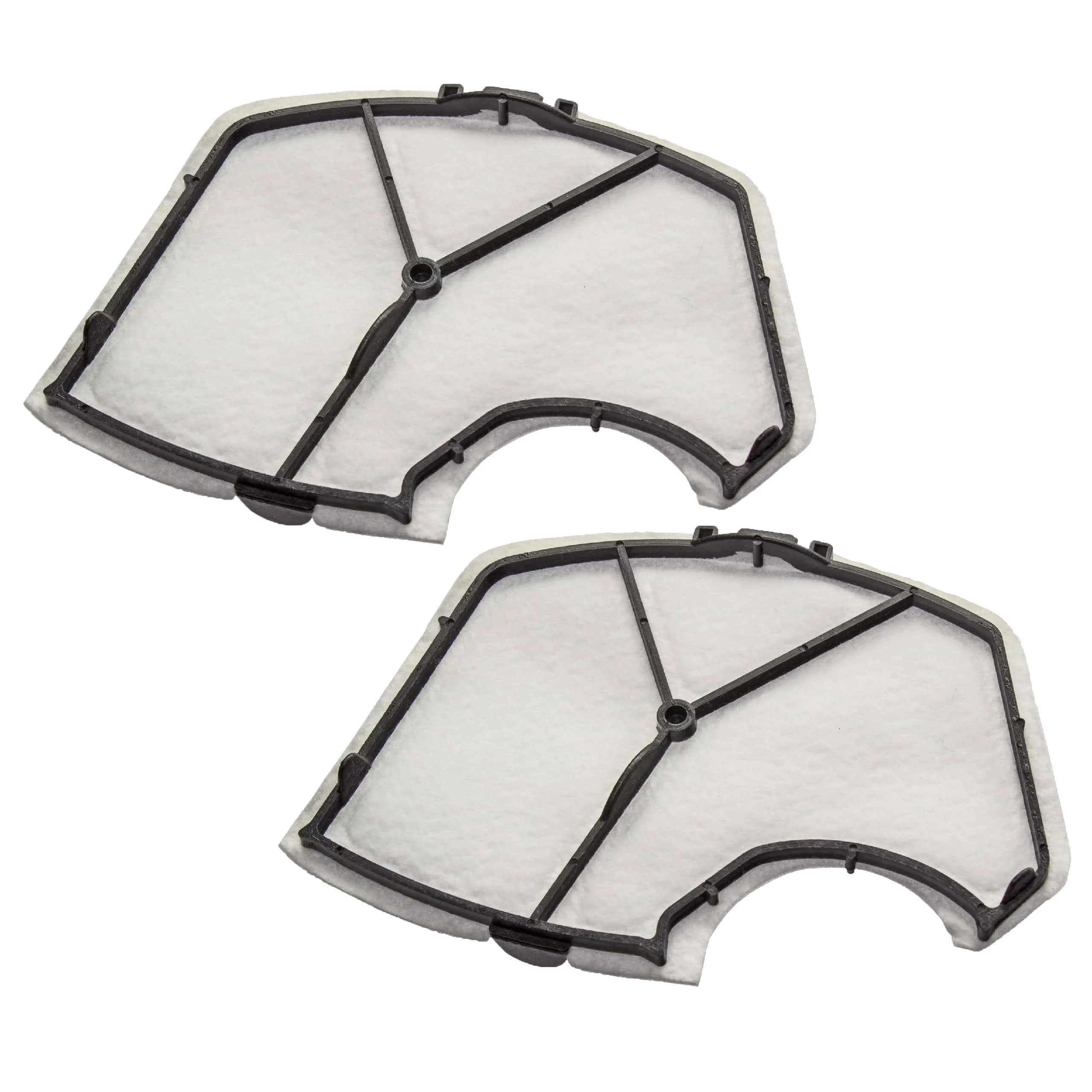 2x Filtre pour aspirateur Vorwerk Kobold VK140, VK150, 140, 150 - filtre protection moteur, 10,3 x 14,3 cm