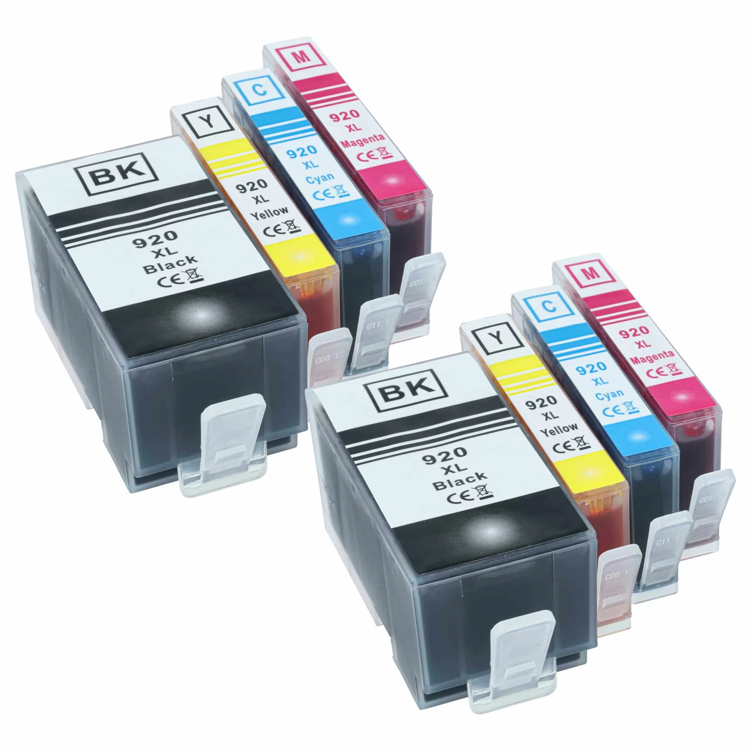 8x Cartouches remplace HP 920XL, CD972AE, CD973AE pour imprimante - Accessoires pour imprimante