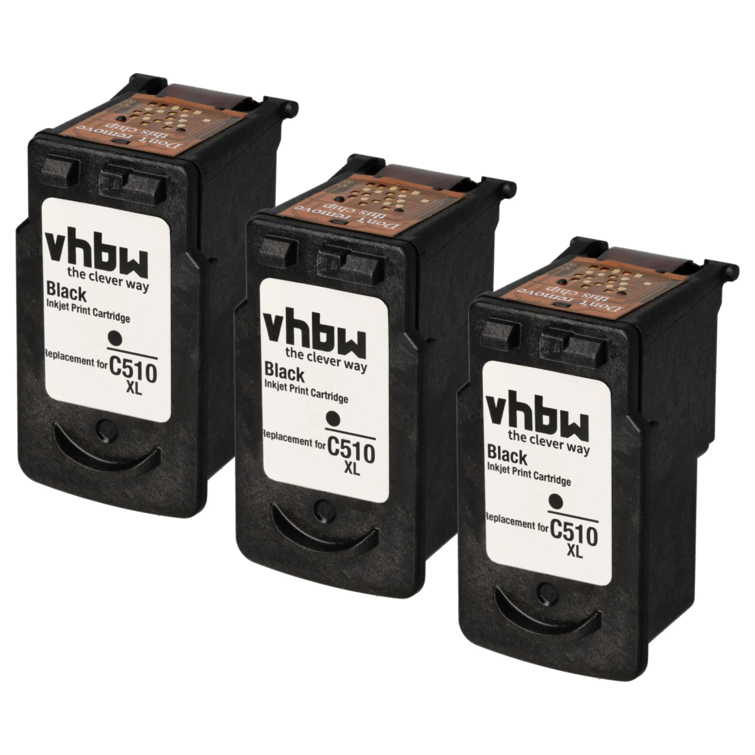 3x Cartouches remplace Canon PG-510, PG-510XL pour imprimante - noir