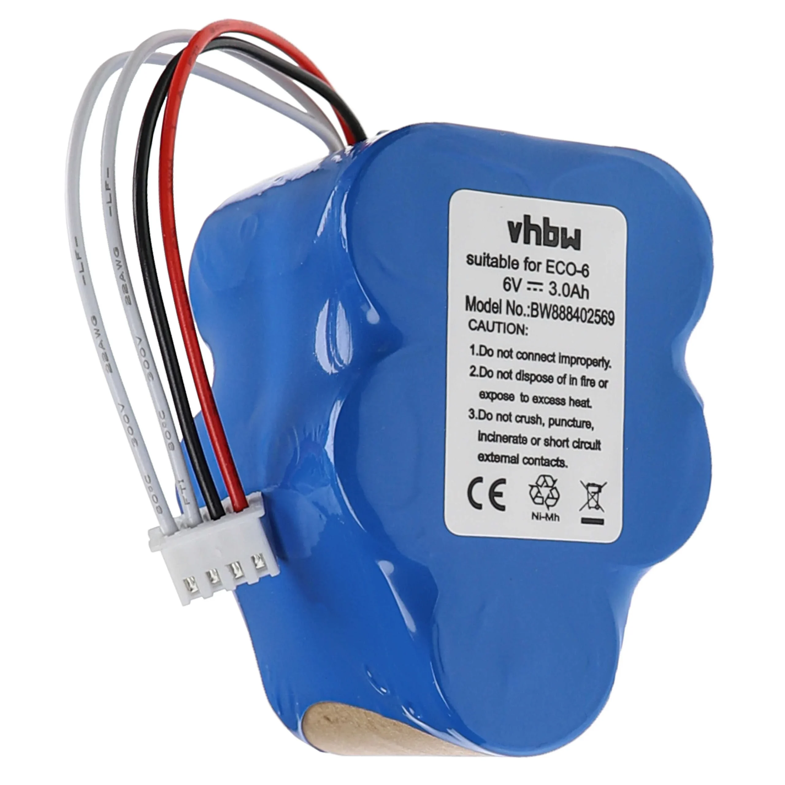 Batterie remplace 945-0005, 945-0006, 205-0001, 945-0024 pour robot aspirateur Hoover - 3000mAh 6V NiMH