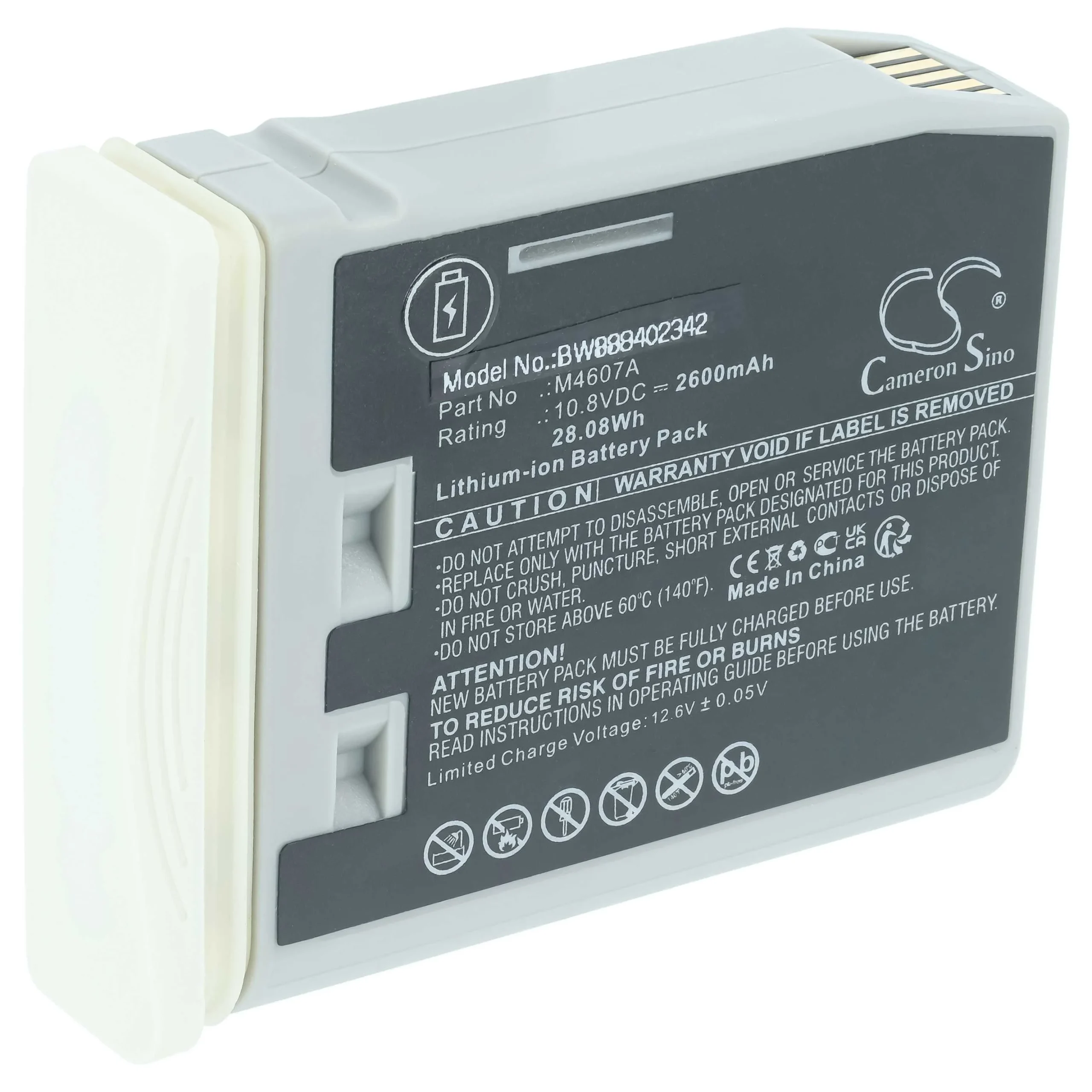 Batterie remplace Philips pour appareil médical Philips - 2600mAh 10,8V Li-ion