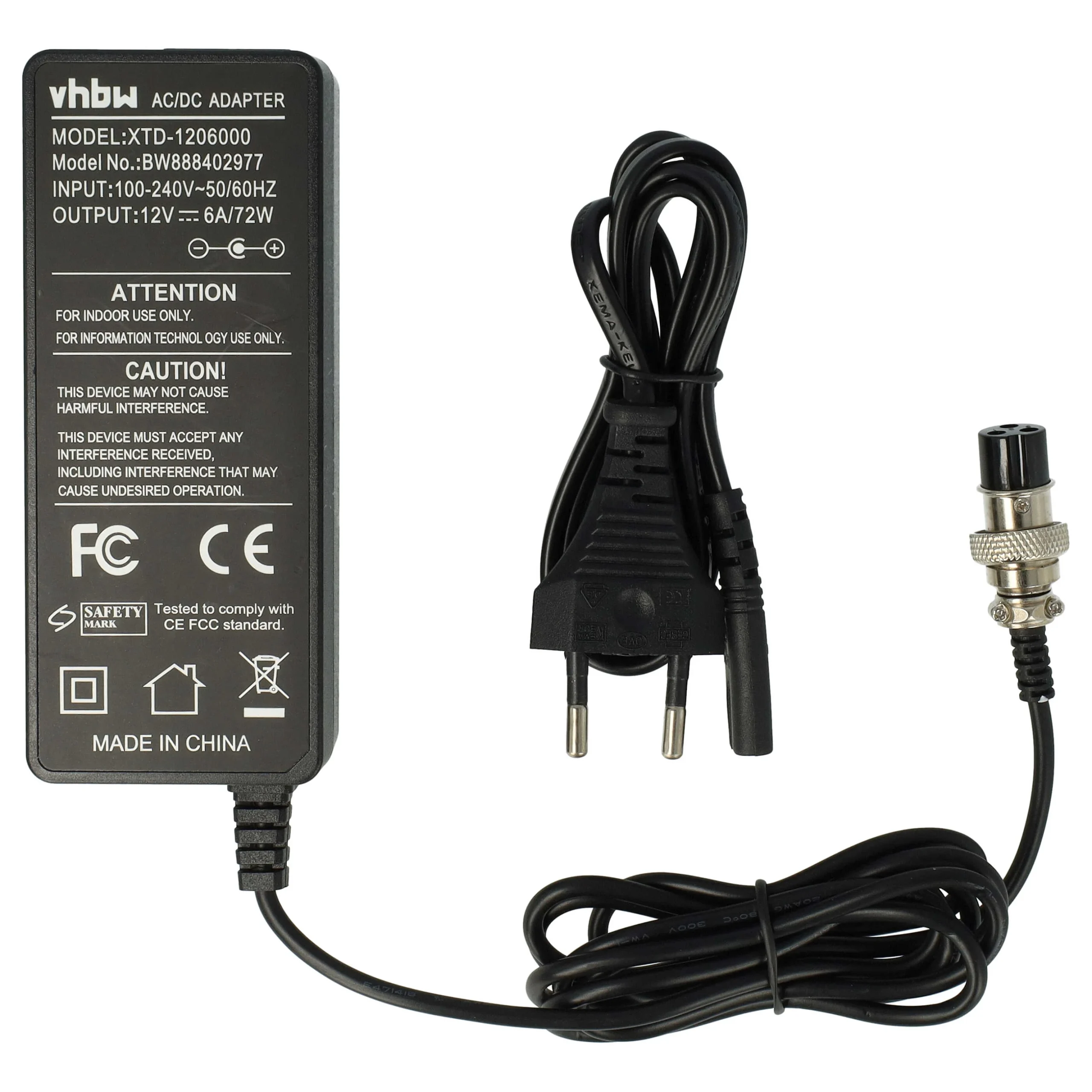 Alimentation remplace Intermec 851-075-001 pour lecteur code-barre, scanner POS Intermec CK60 - 230 cm
