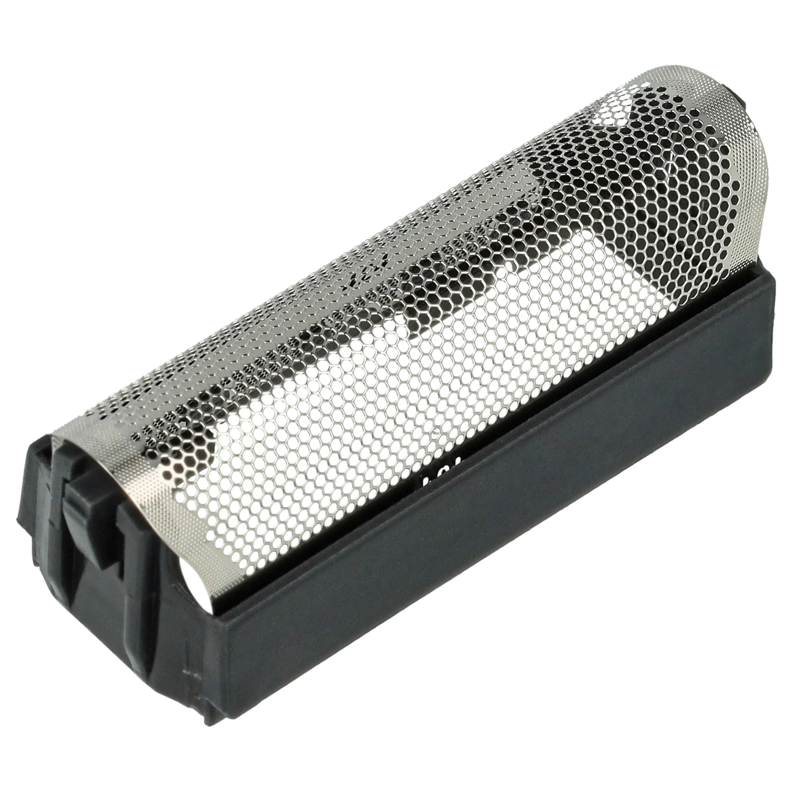 Grille remplace Braun 424 pour rasoir Braun - avec cadre de tête, noir/argenté