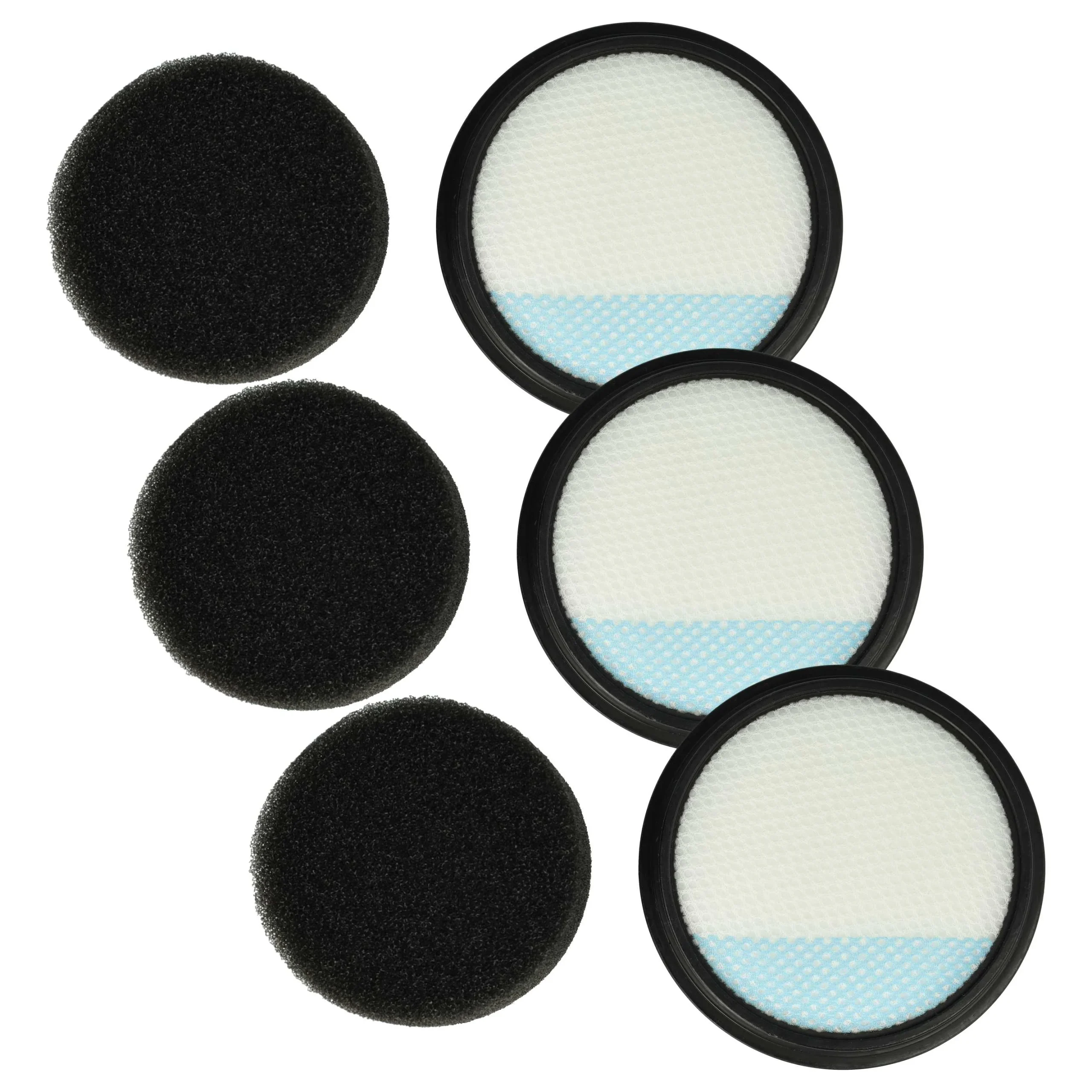 6x Filtres remplace Dirt Devil 0777001, 2690052441 pour aspirateur Dirt Devil - Accessoires pour aspirateur