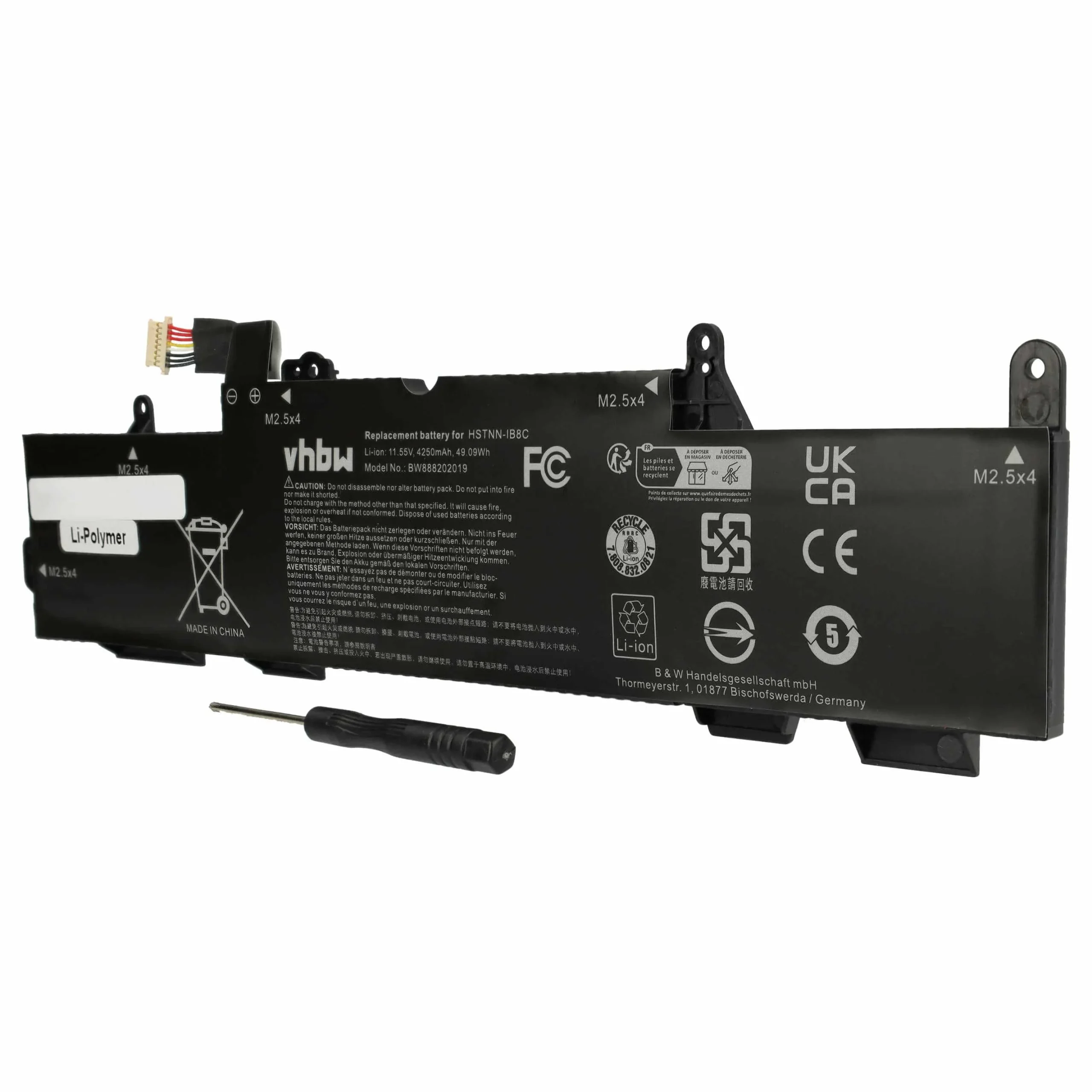 Batterie remplace HP 932823-271, 932823-171, 932823-1C1 pour ordinateur portable HP- 4250mAh 11,55V Li-ion