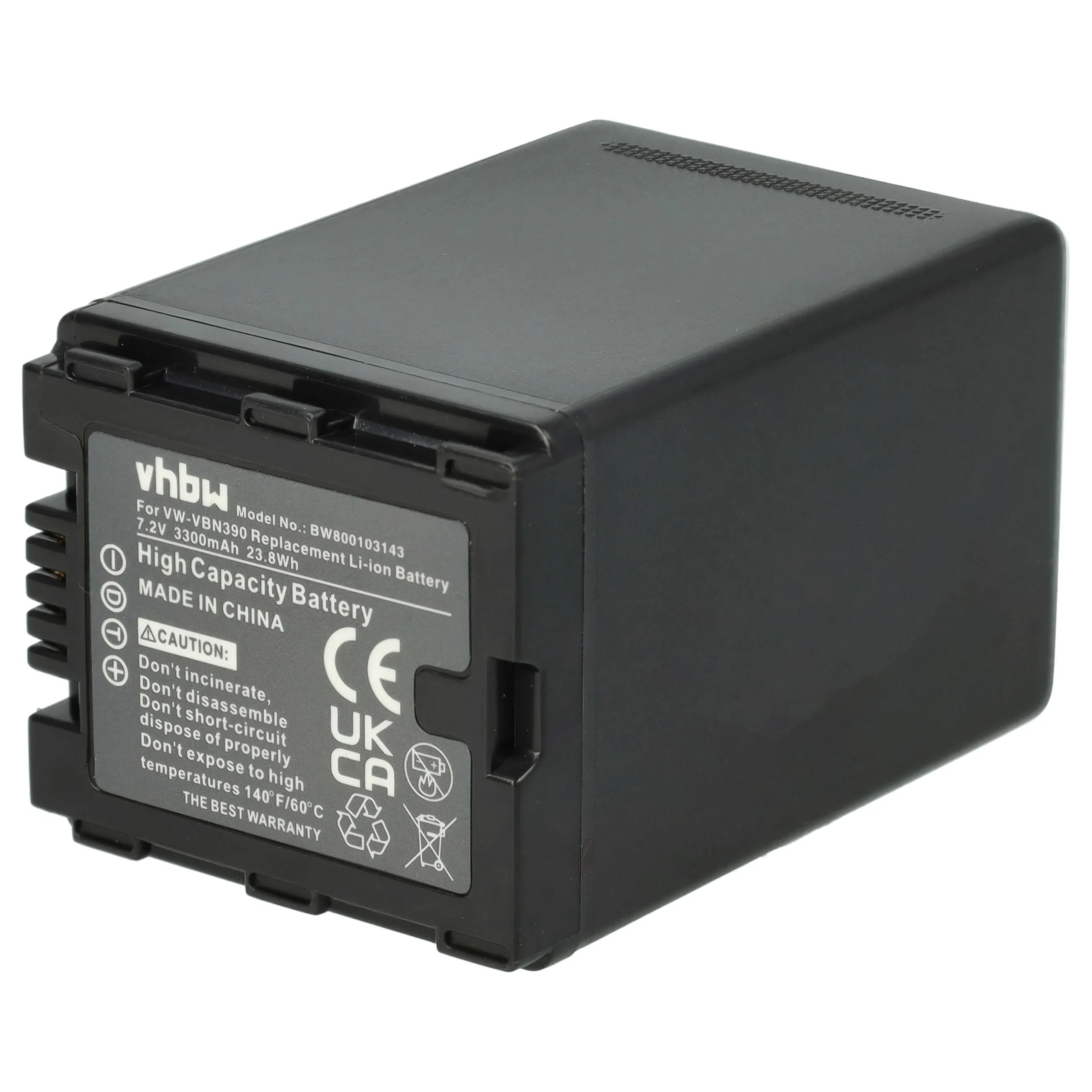 Batterie remplace Panasonic VW-VBN260E, VW-VBN260 pour caméscope Panasonic- 3300mAh 7,2V Li-ion avec puce