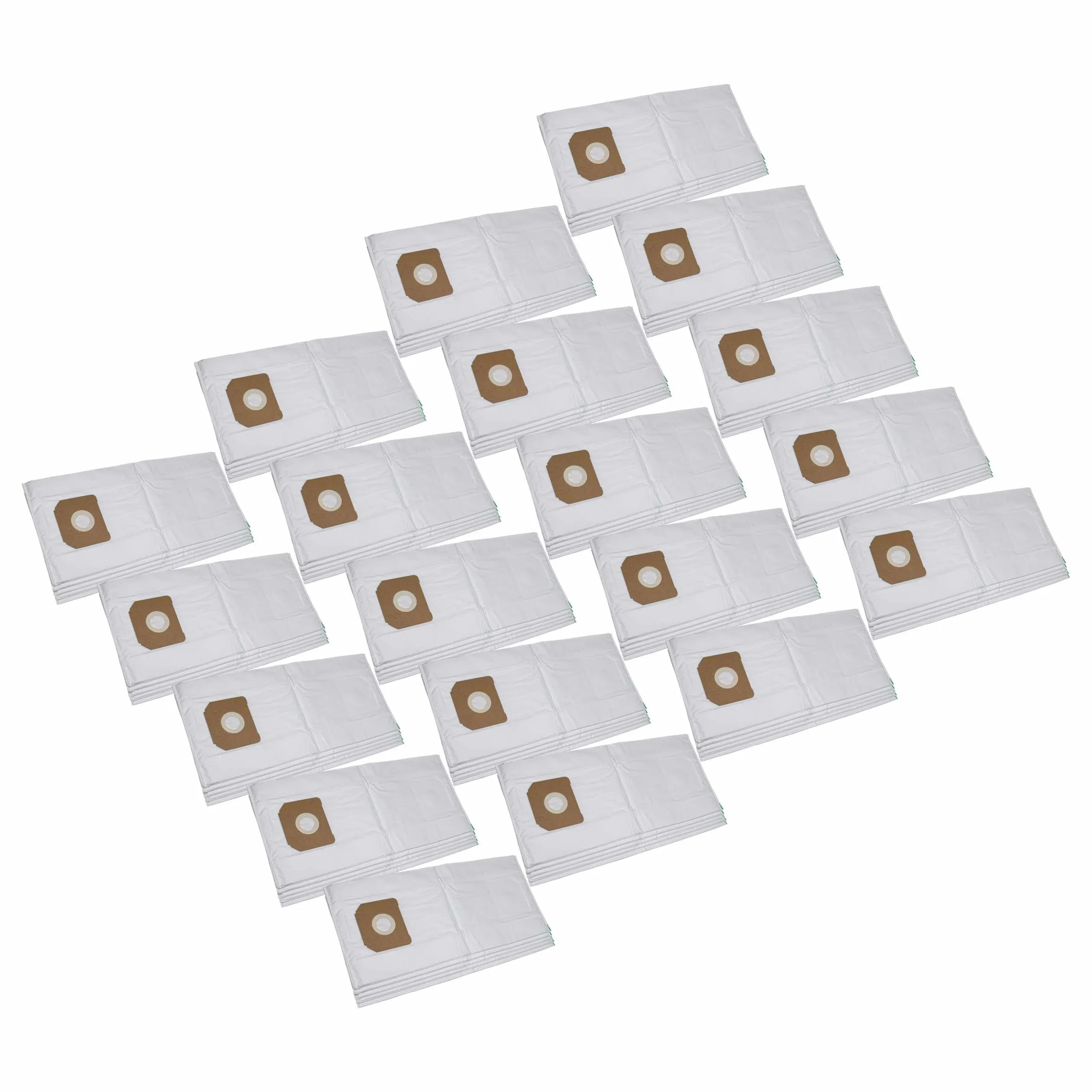 100x Sac remplace Flex 329.630 pour aspirateur Menzer - microfibre non tissée