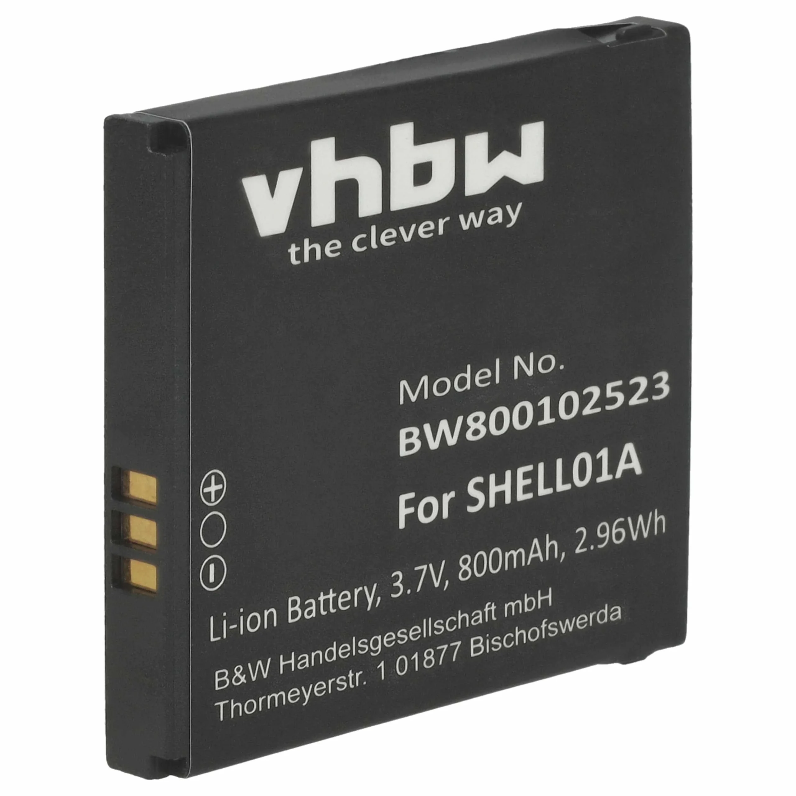 Batterie remplace Doro SHELL01A téléphone portable Doro - 800mAh 3,7V Li-ion