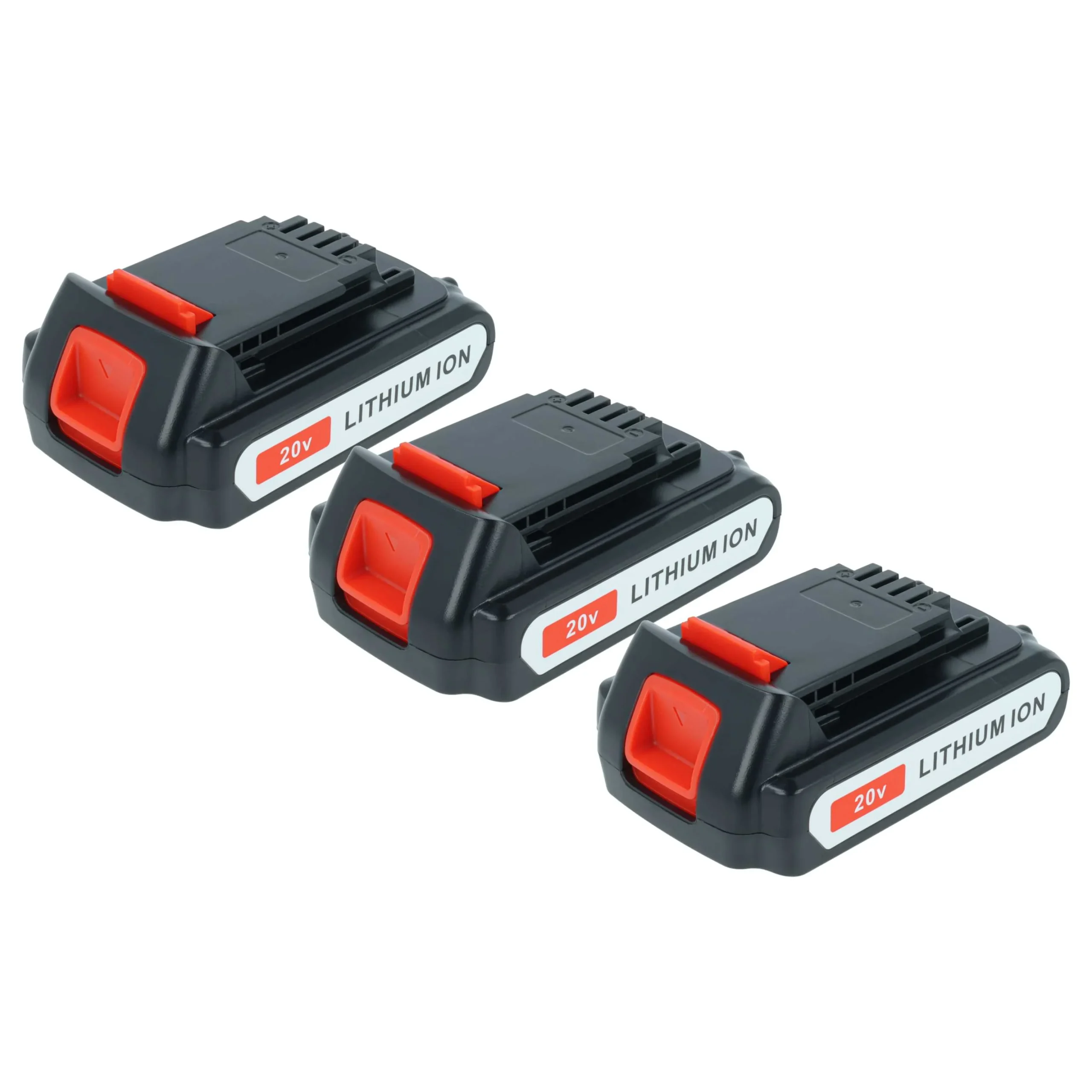 Batterie (3 pcs.) remplace Black & Decker LB2X4020, LBX20, LB20 outil électrique Stanley - 2Ah 20V Li-ion