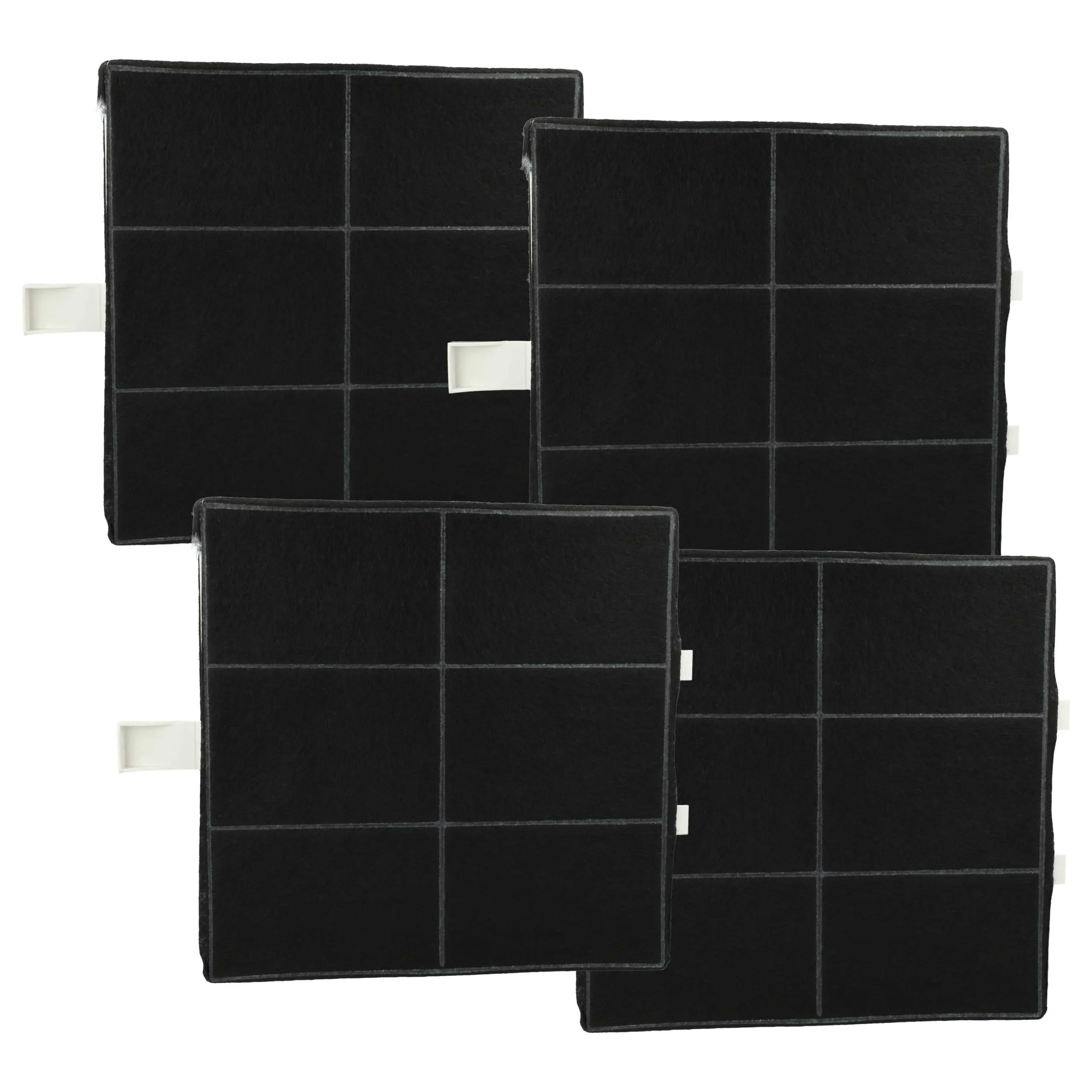 4x Filtres à charbon actif remplace Balay DRZ94UC, FWKB-2222, 360732, 8718868949073 pour hotte Bosch