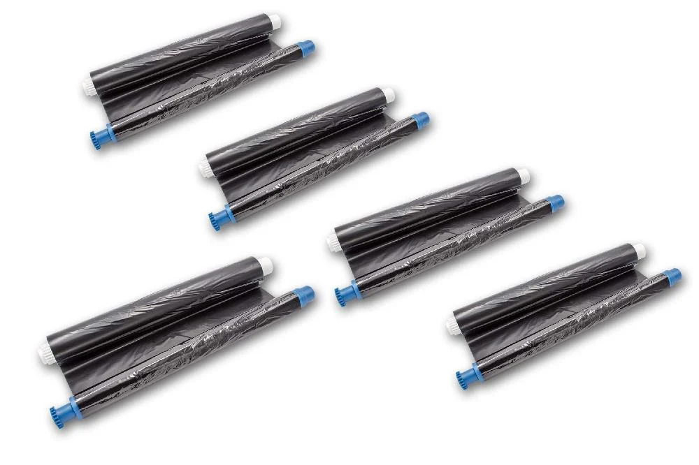 5x Rubans thermiques remplace Panasonic KX-FA54E, KX-FA54A, KX-FA54X, KX-FA54 pour imprimante fax - 35 m
