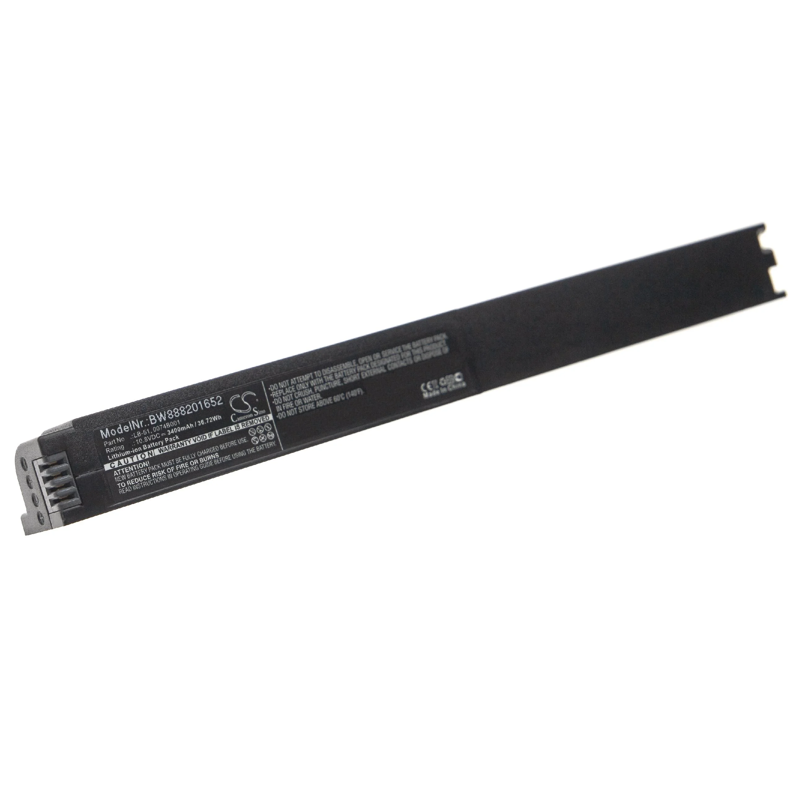 Batterie remplace Canon 0074B001, 8409A002, K30204, LB-50, LB-51 pour imprimante Canon - 3400mAh 10,8V Li-ion
