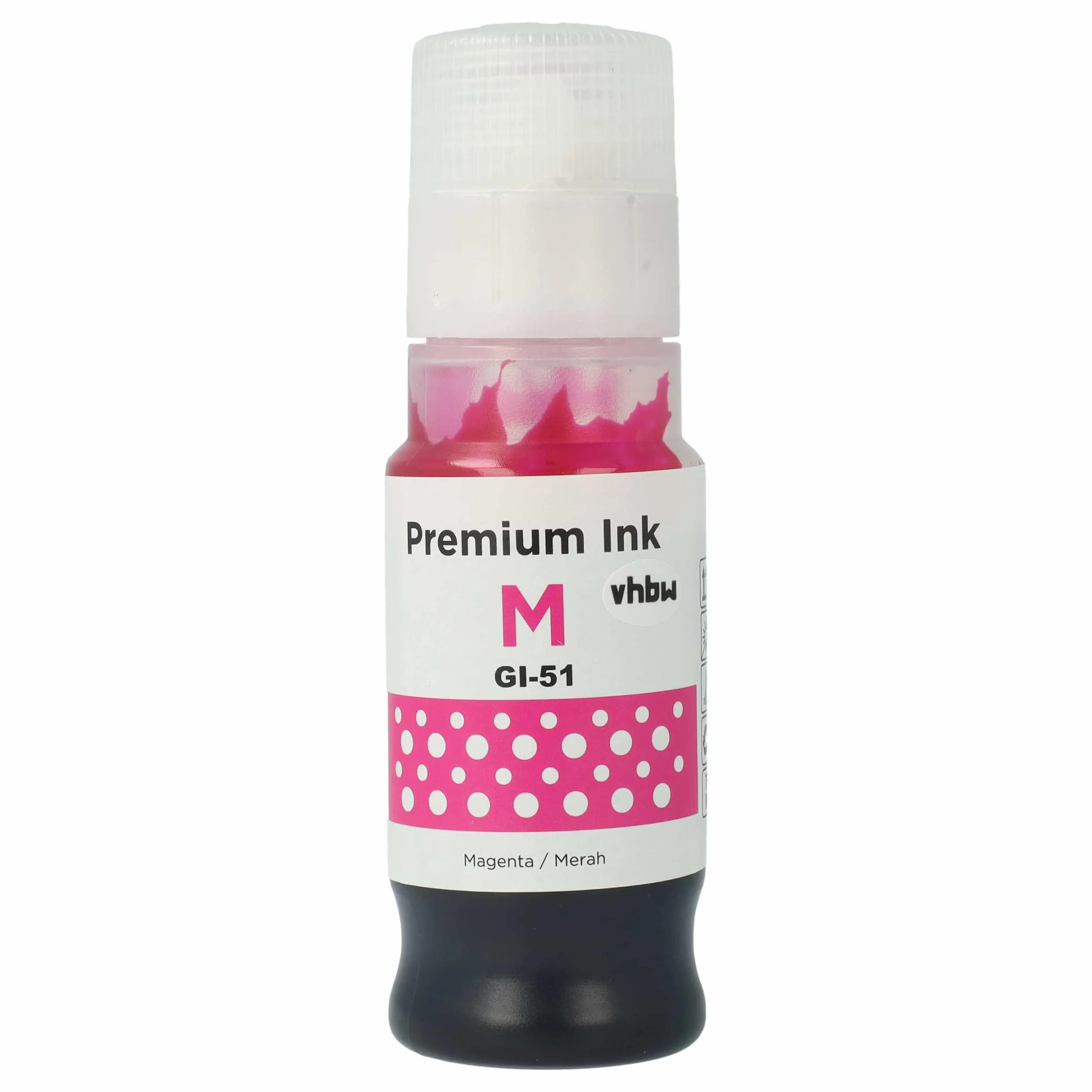 Encre rechargable Magenta remplace Canon GI-11, GI-21, GI-41, 4544C001, GI-41M pour imprimante dye Canon, 70ml