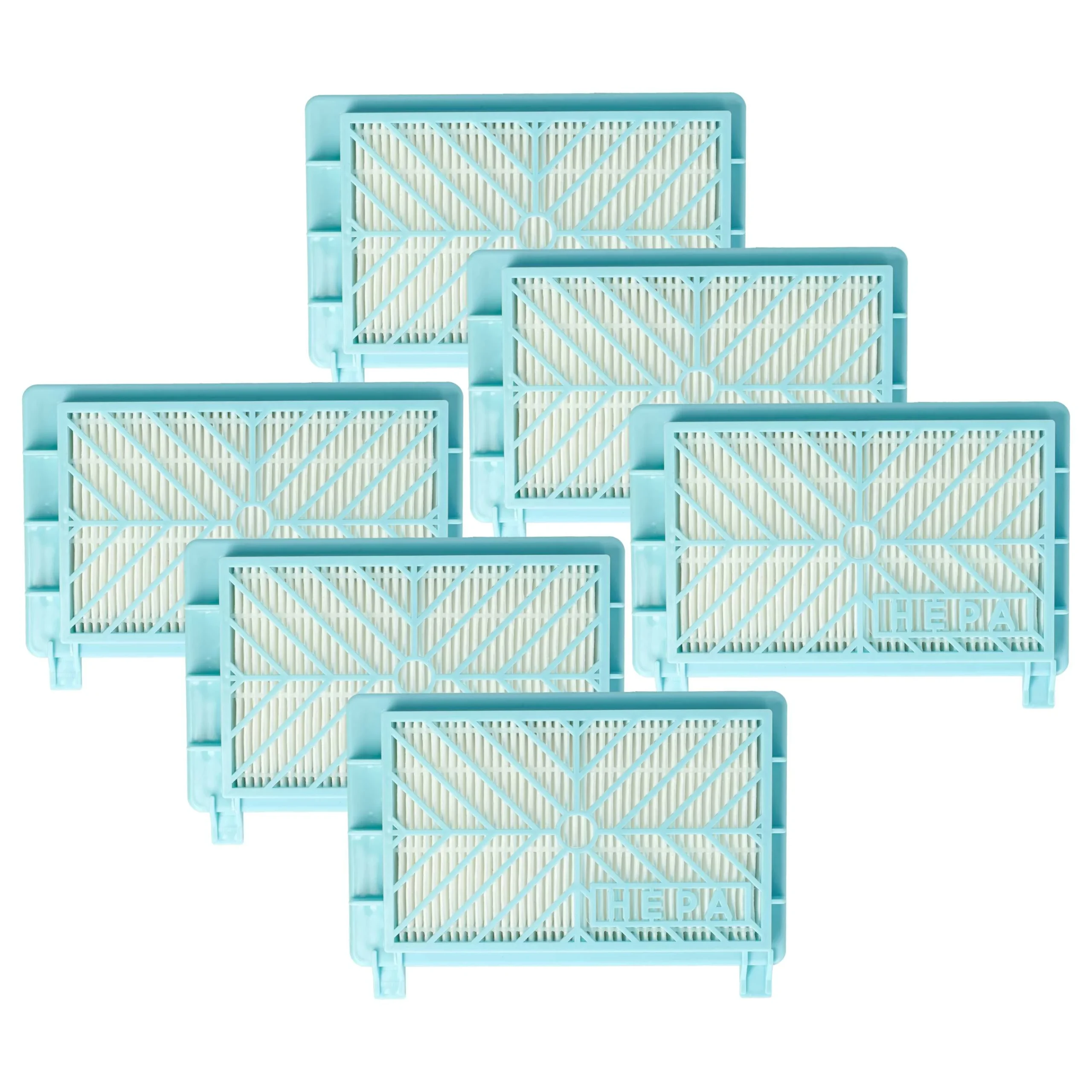 6x Filtres remplace Philips 491669, 883804401810, 432200039090, 883804401010 pour aspirateur - filtre HEPA H13