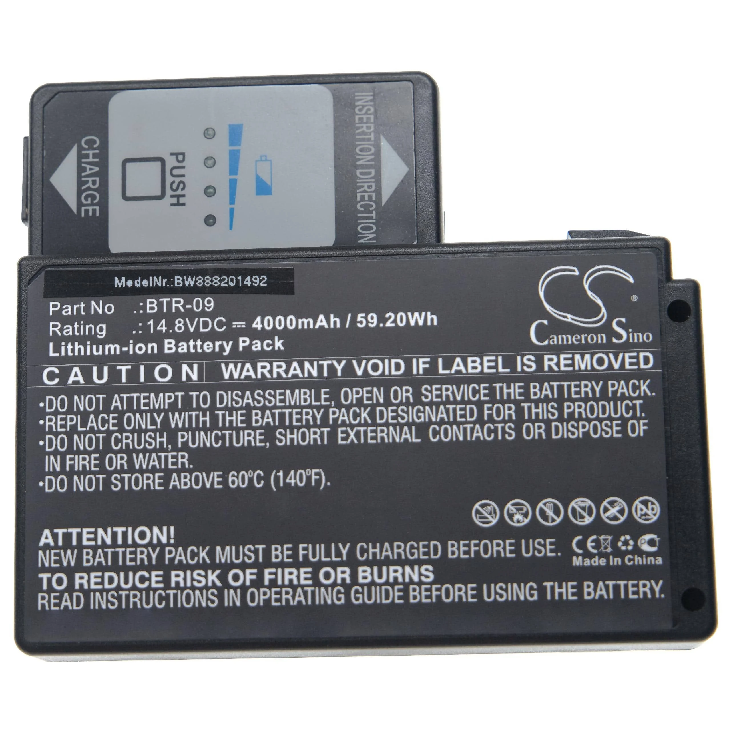 Batterie remplace Fujikura BTR-09 soudeuse - 4000mAh 14,8V Li-ion