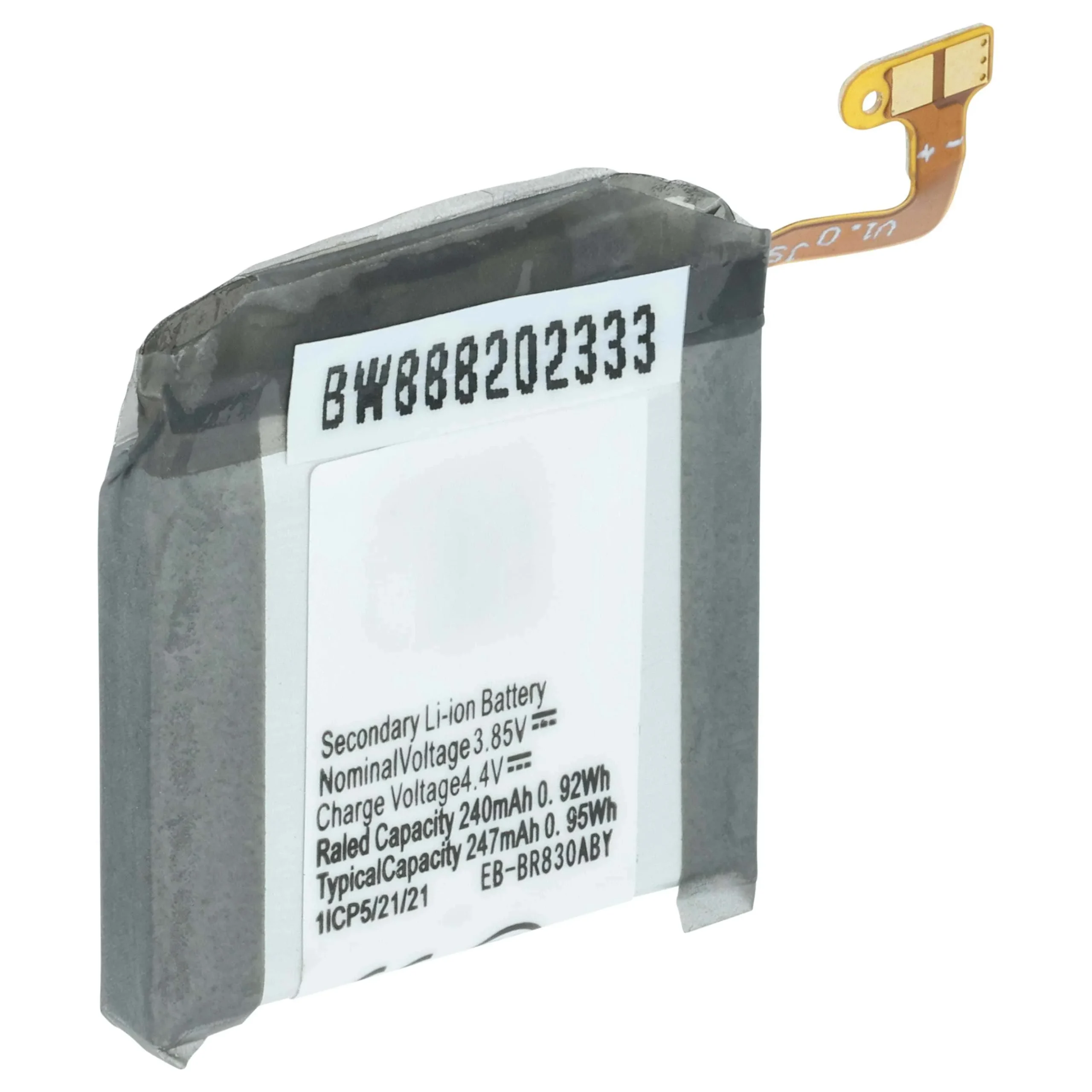 Batterie remplace Samsung EB-BR830ABY, GH43-04968A montre connectée - 220mAh 3,85V Li-polymère