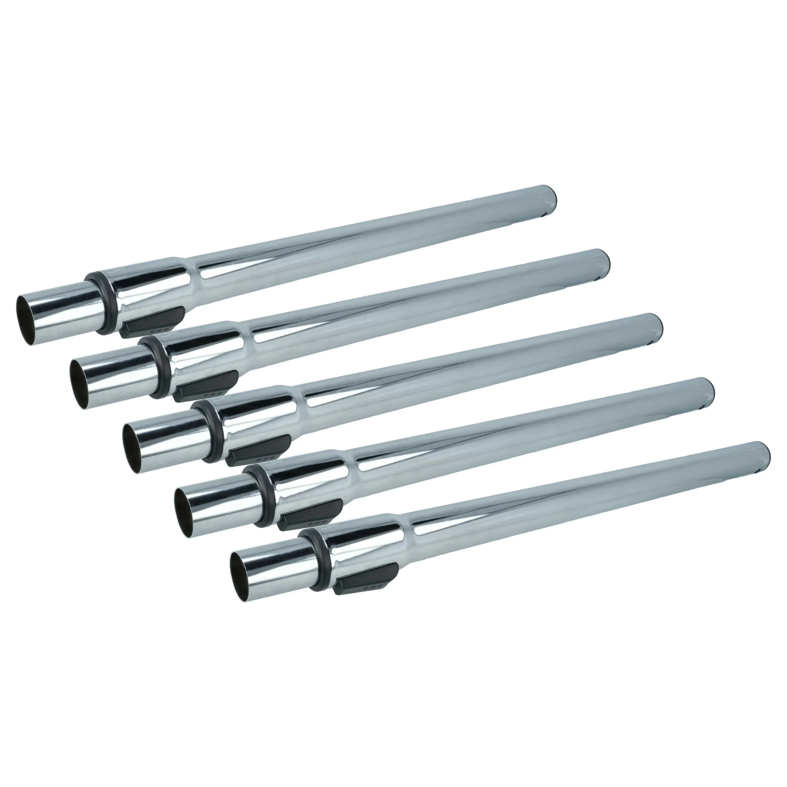 5x Tube télescopique d'aspirateur remplace Kärcher 6.903-524.0, 6.902-066.3 pour Moulinex - 58-96cm, chromé