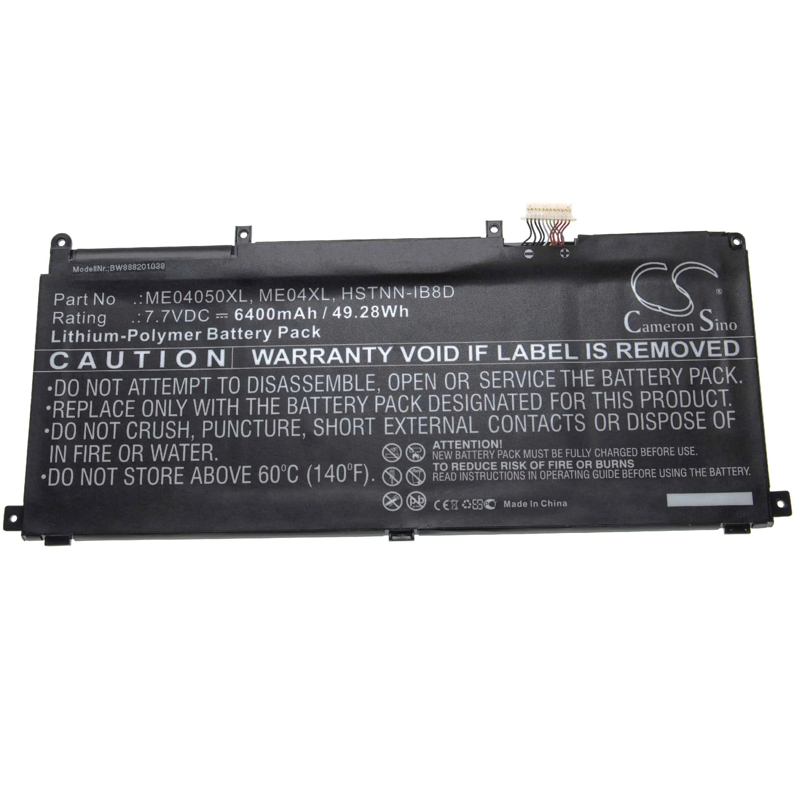 Batterie remplace HP 937434-855, 937519-171, 937519-1C1 pour ordinateur portable HP- 6400mAh 7,7V Li-polymère