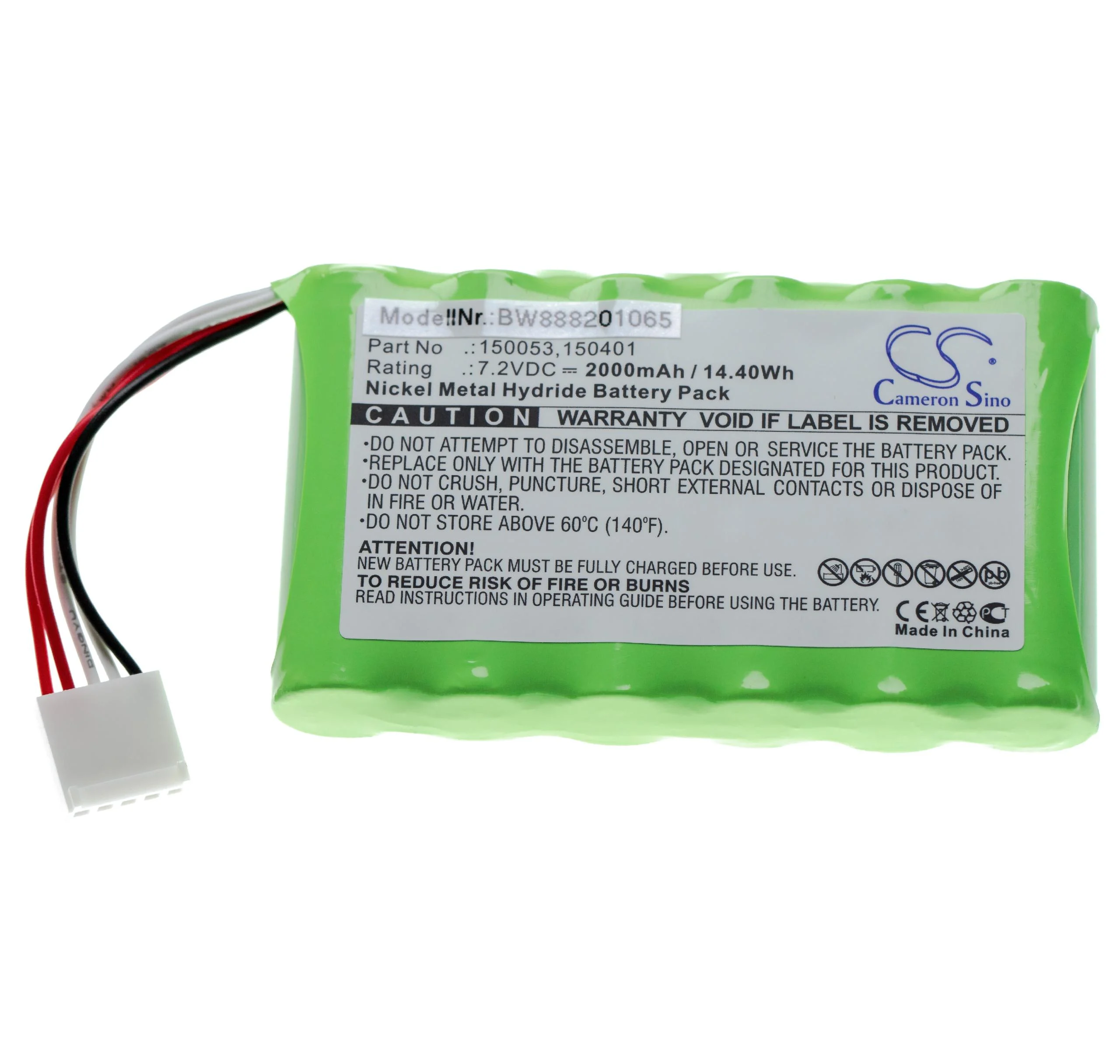 Batterie remplace Ideal 150053, 150401 outil de mesure Ideal - 2000mAh 7,2V NiMH
