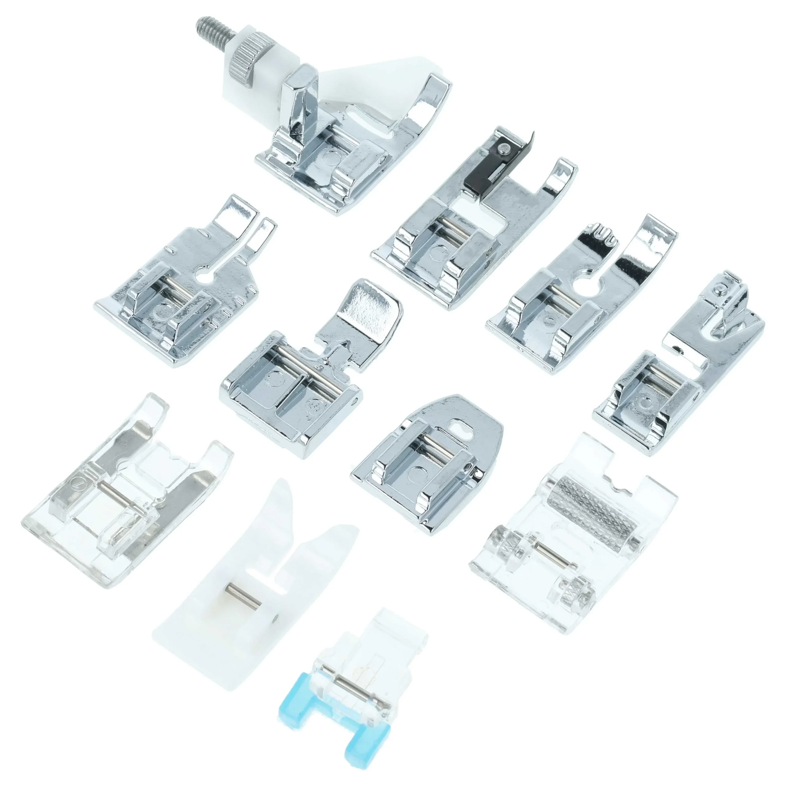 Pieds de couture - Kit de 11 pcs pour machine à coudre à tige basse - avec boîte en plastique