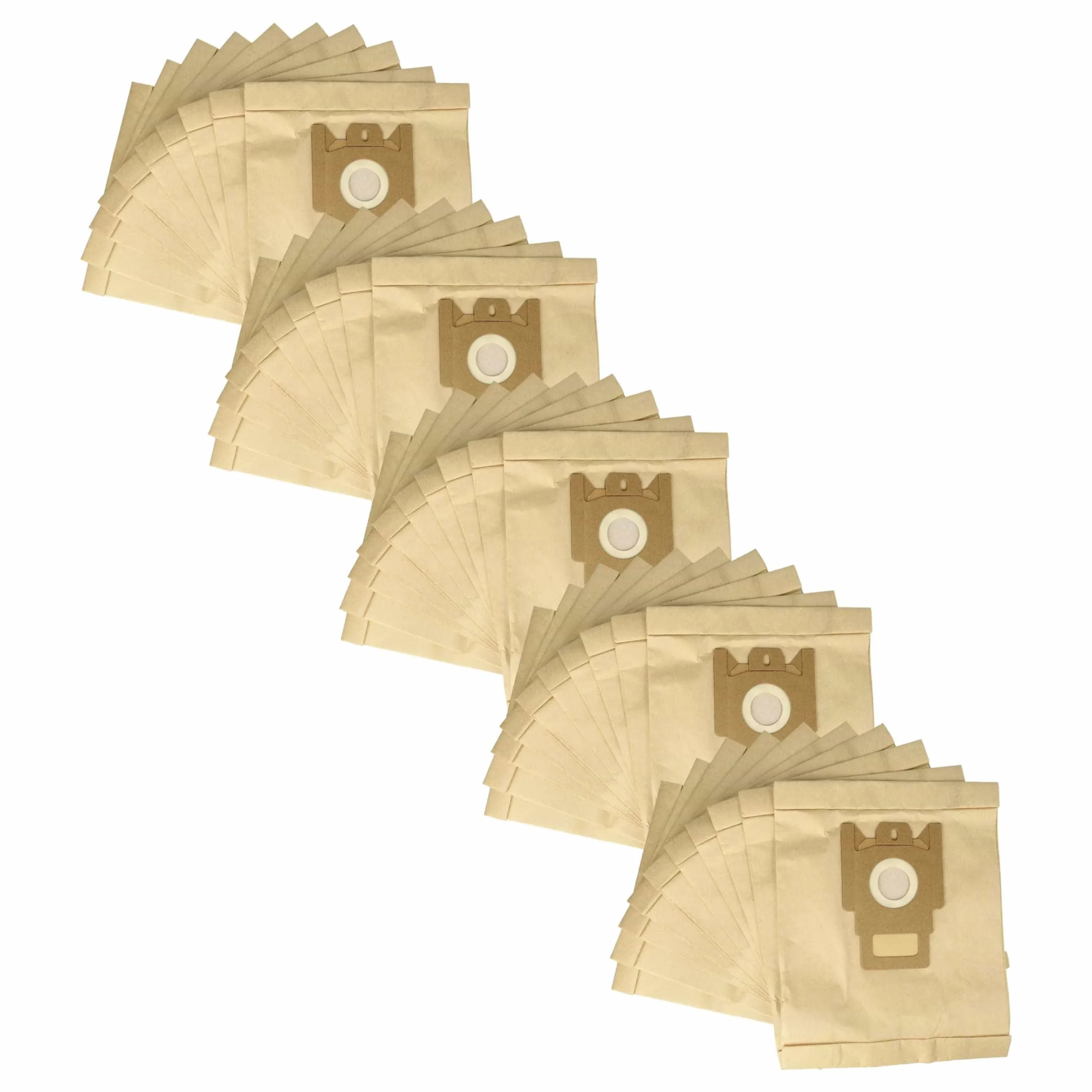 50x Sac pour aspirateur Hoover, Miele Silver Magic - papier