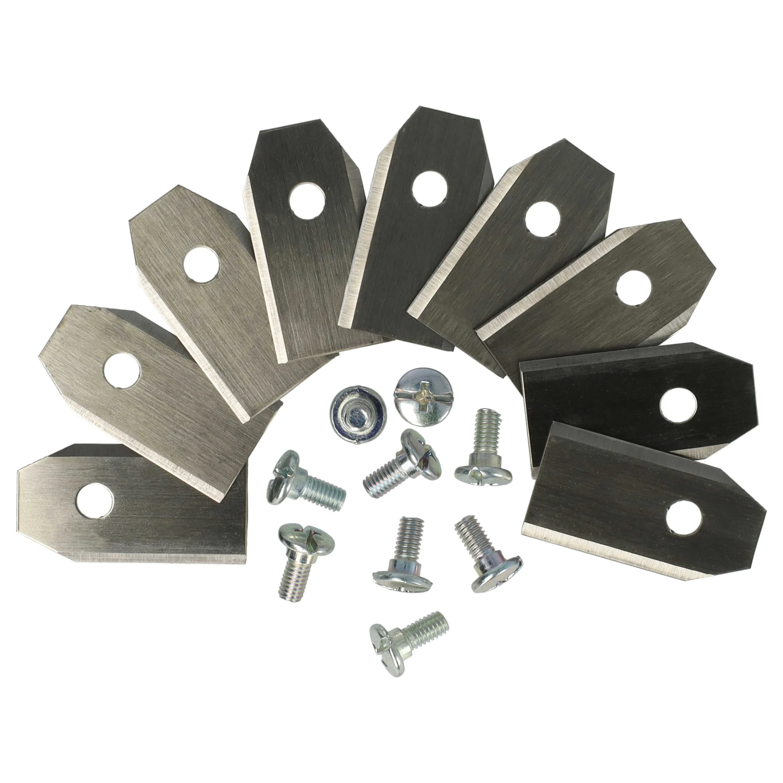 9x Lames remplace Arnold AR1 pour tondeuse – Couteaux acier, Silber - Accessoires pour outils