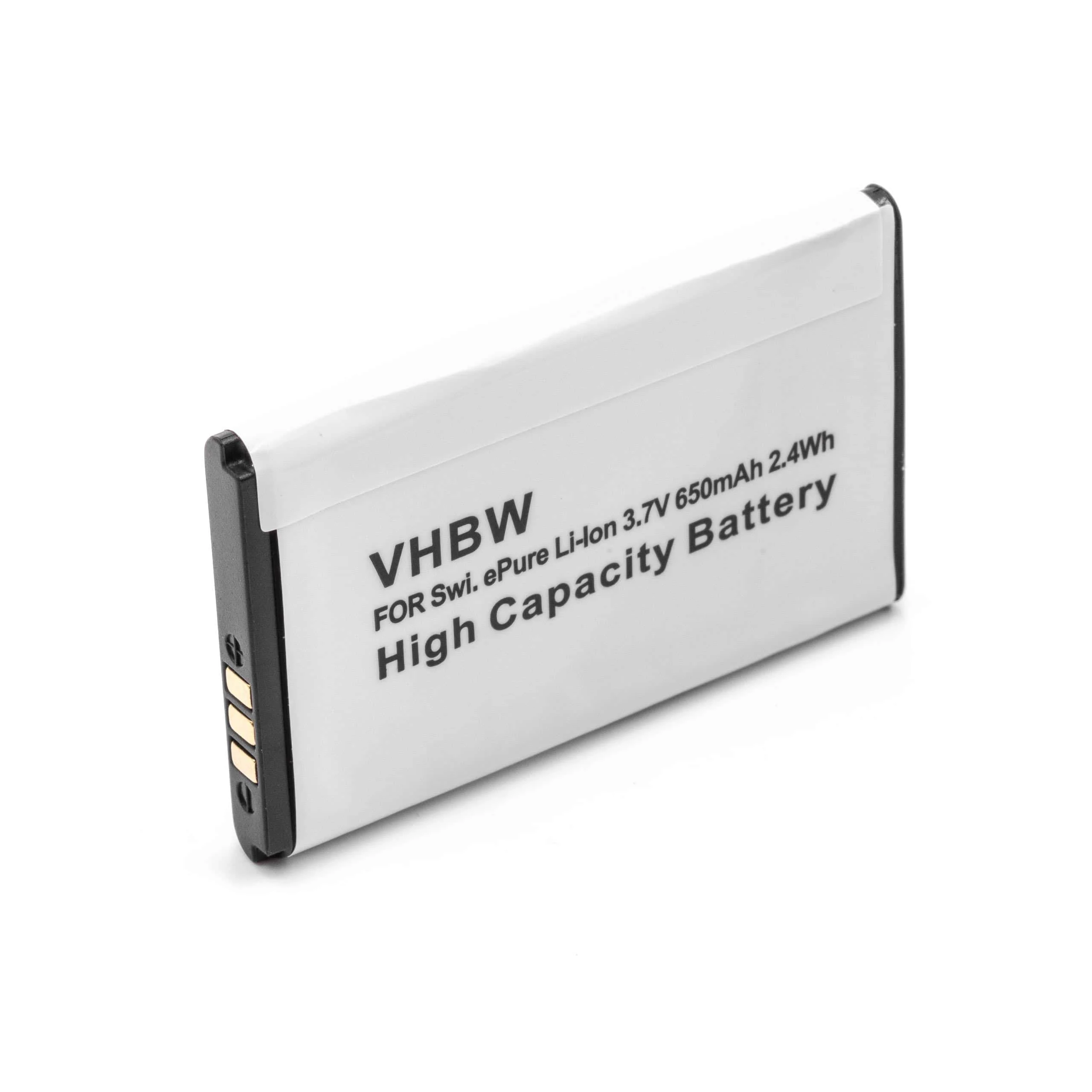 Batterie remplace Swissvoice 043048, C0487, SV20405855 pour téléphone Swissvoice - 600mAh 3,7V Li-ion