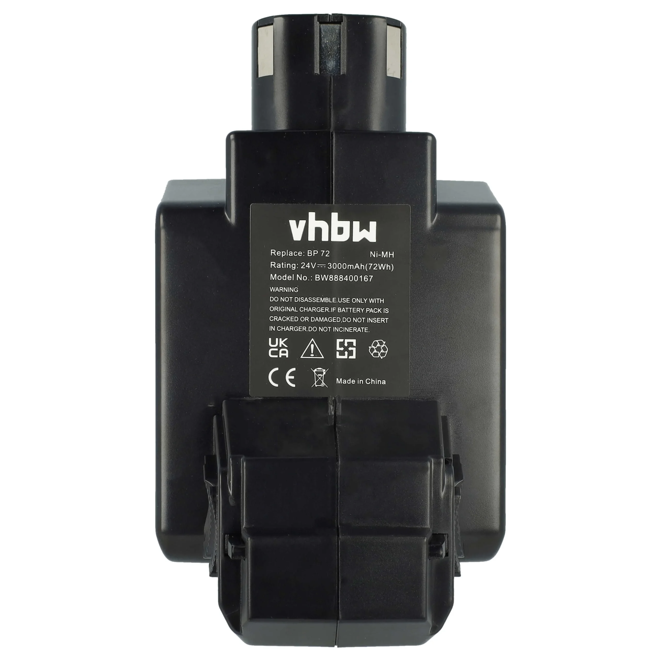 Batterie remplace Hilti BP72, BP60, 331530, BP40 outil électrique Hilti - 3Ah 24V NiMH