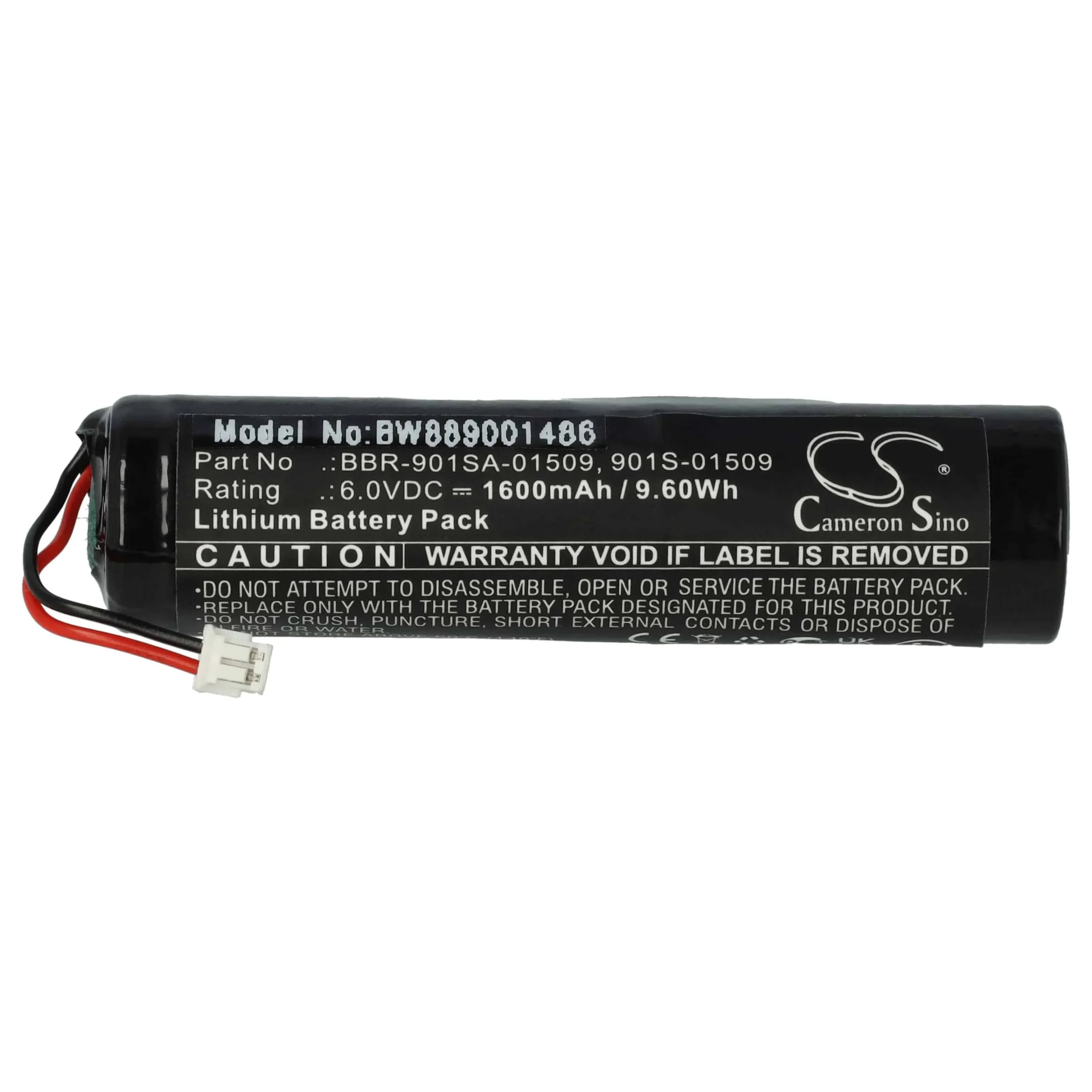 Pile remplace Ocean Signal 901S-01509 transmetteur de localisation d'urgence - 1600mAh 6V Li-Mn
