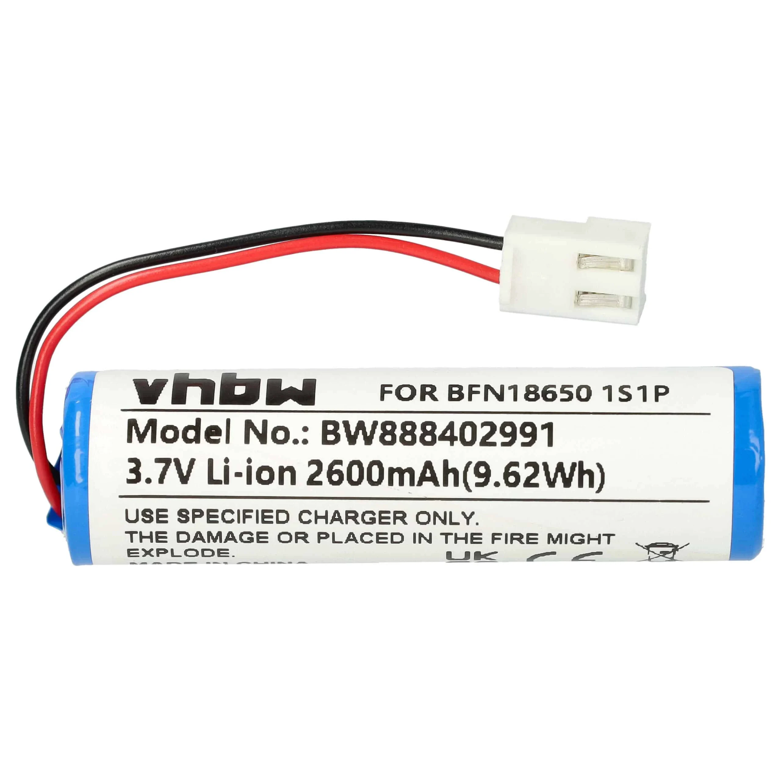 Batterie pour robot nettoyeur de vitres Leifheit Dry&Clean - 2600mAh 3,7V Li-ion