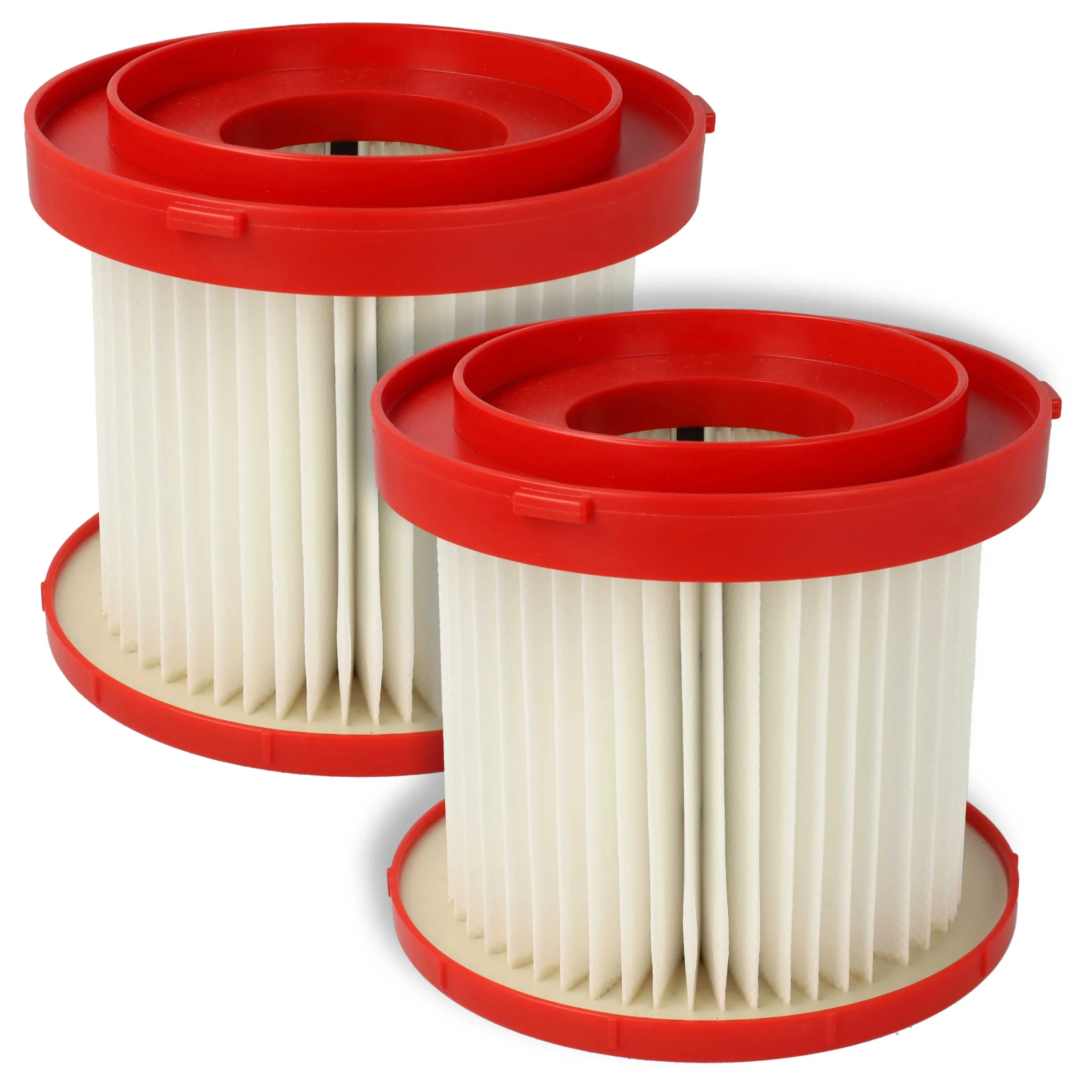 2x Filtres remplace Milwaukee 4931465230, 4058546360368, 4932478754 pour aspirateur - filtre HEPA