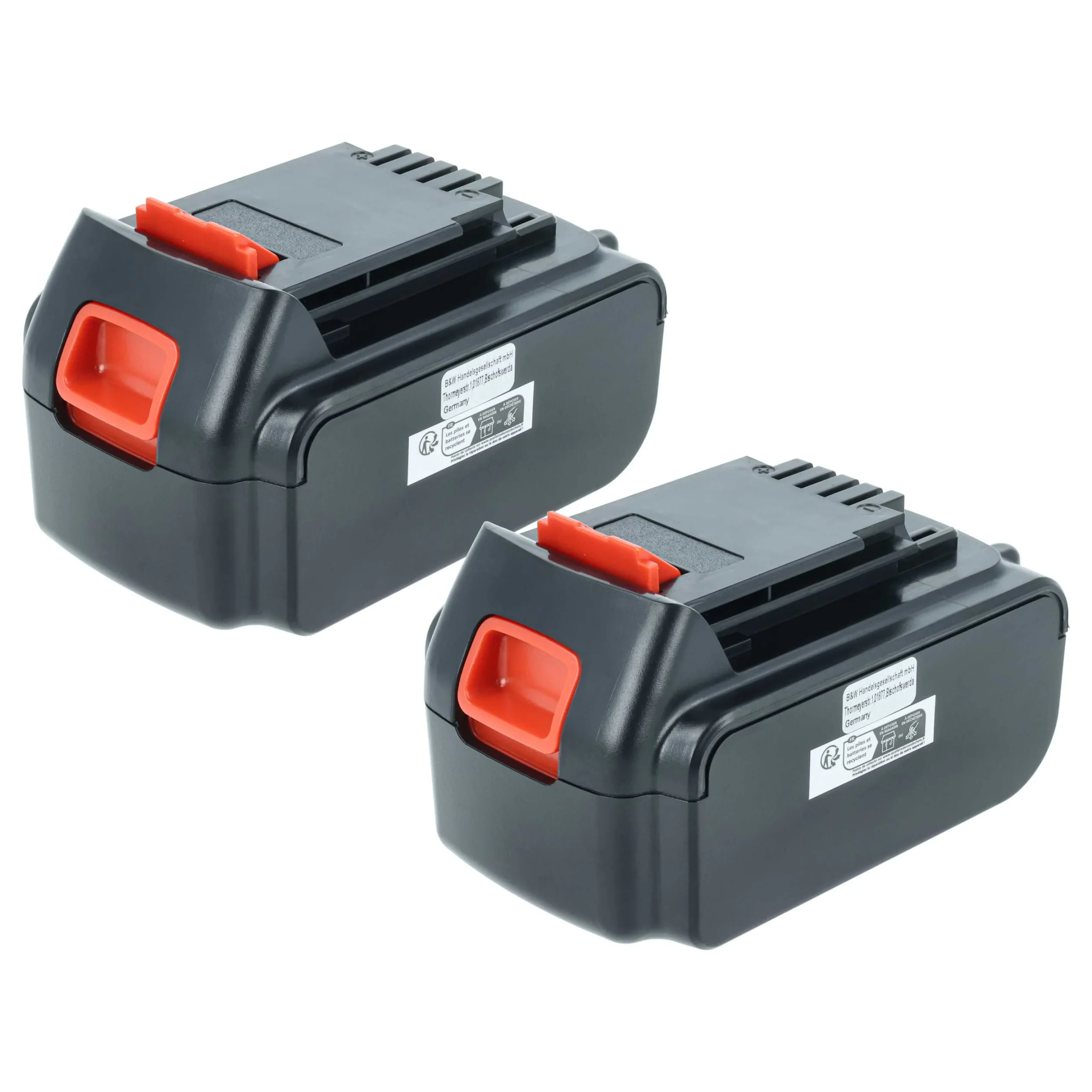Batterie (2 pcs.) remplace Black & Decker LB2X4020, LBX20, LB20 outil électrique Stanley - 4Ah 20V Li-ion