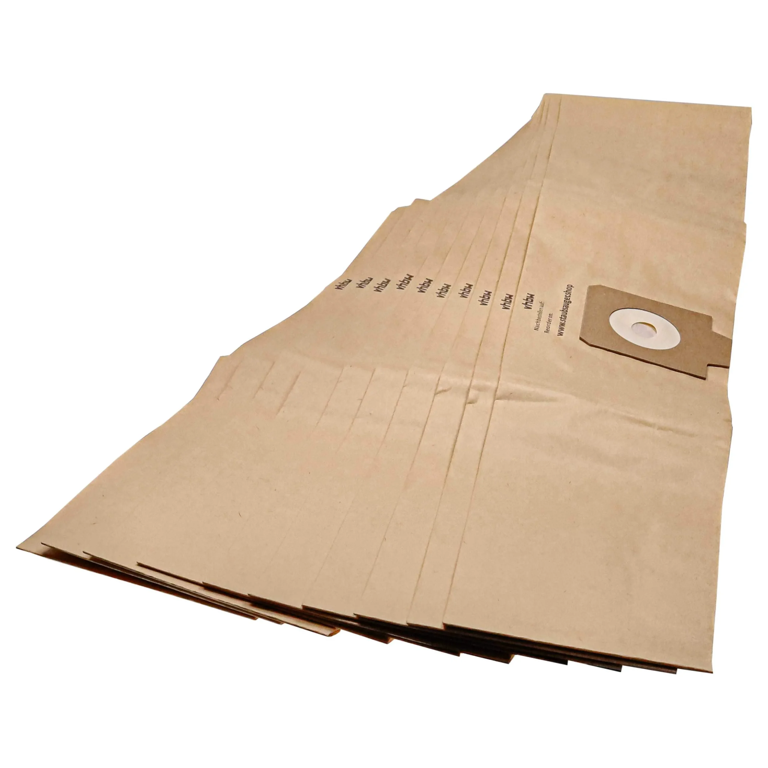 10x Sac remplace Filterclean 11, K7, E10 pour aspirateur Aramis - papier