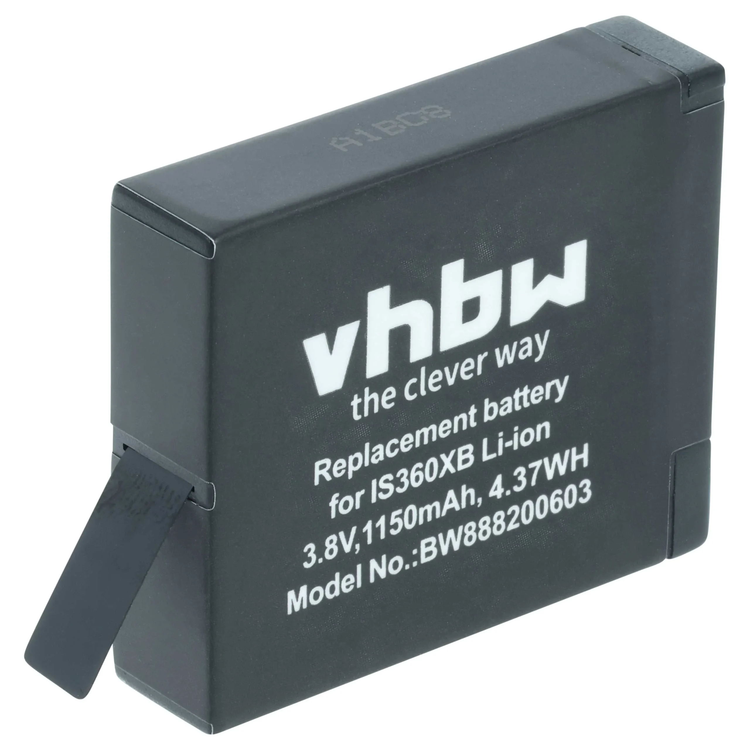 Batterie remplace Insta360 PL903135VT, PL903135VT-S01 pour appareil photo Insta360- 1150mAh 3,8V Li-ion
