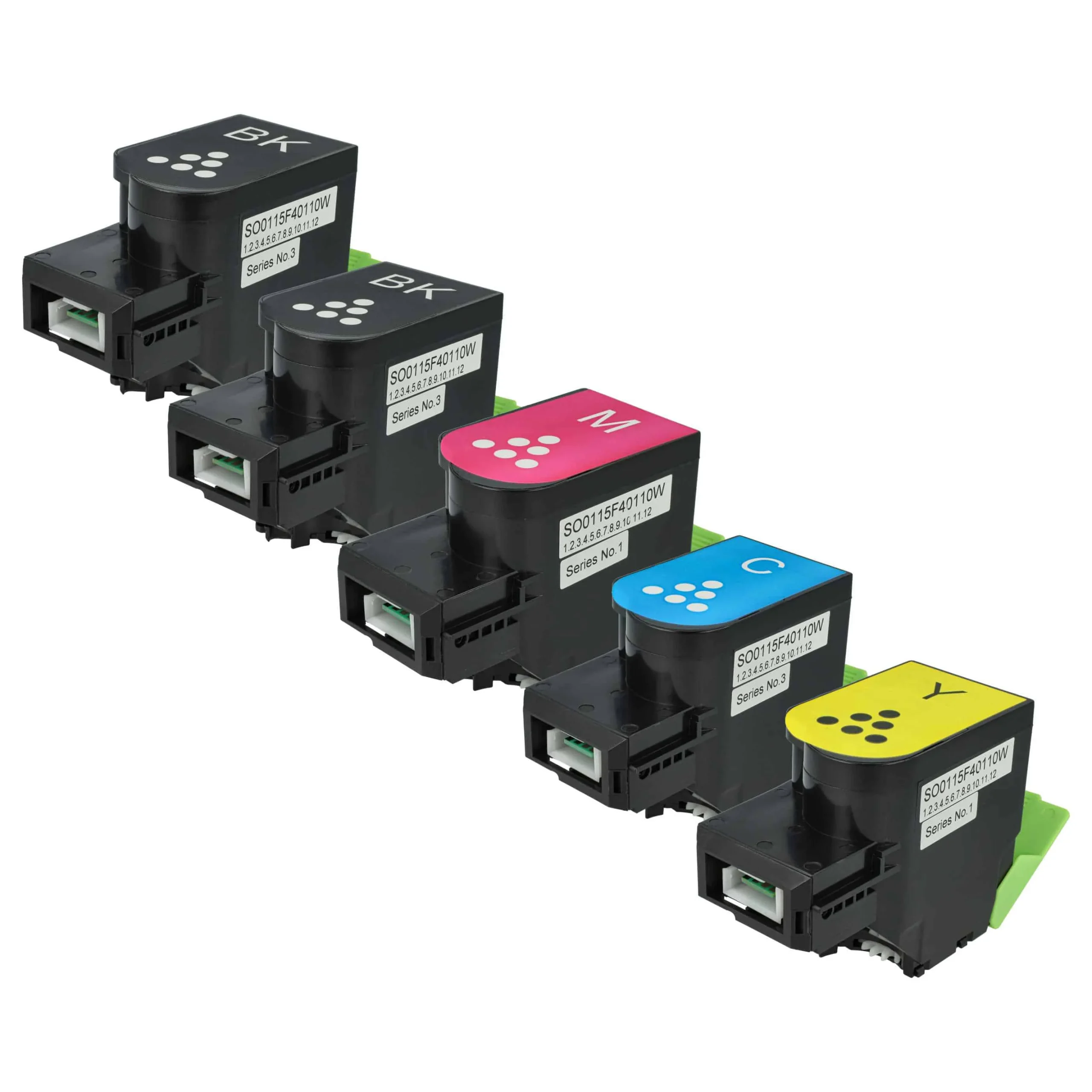 5x Cartouches de toner remplace Xerox 006R04366, 006R04365, 006R04364 pour imprimante laser Xerox, multicolore - Accessoires pour imprimante