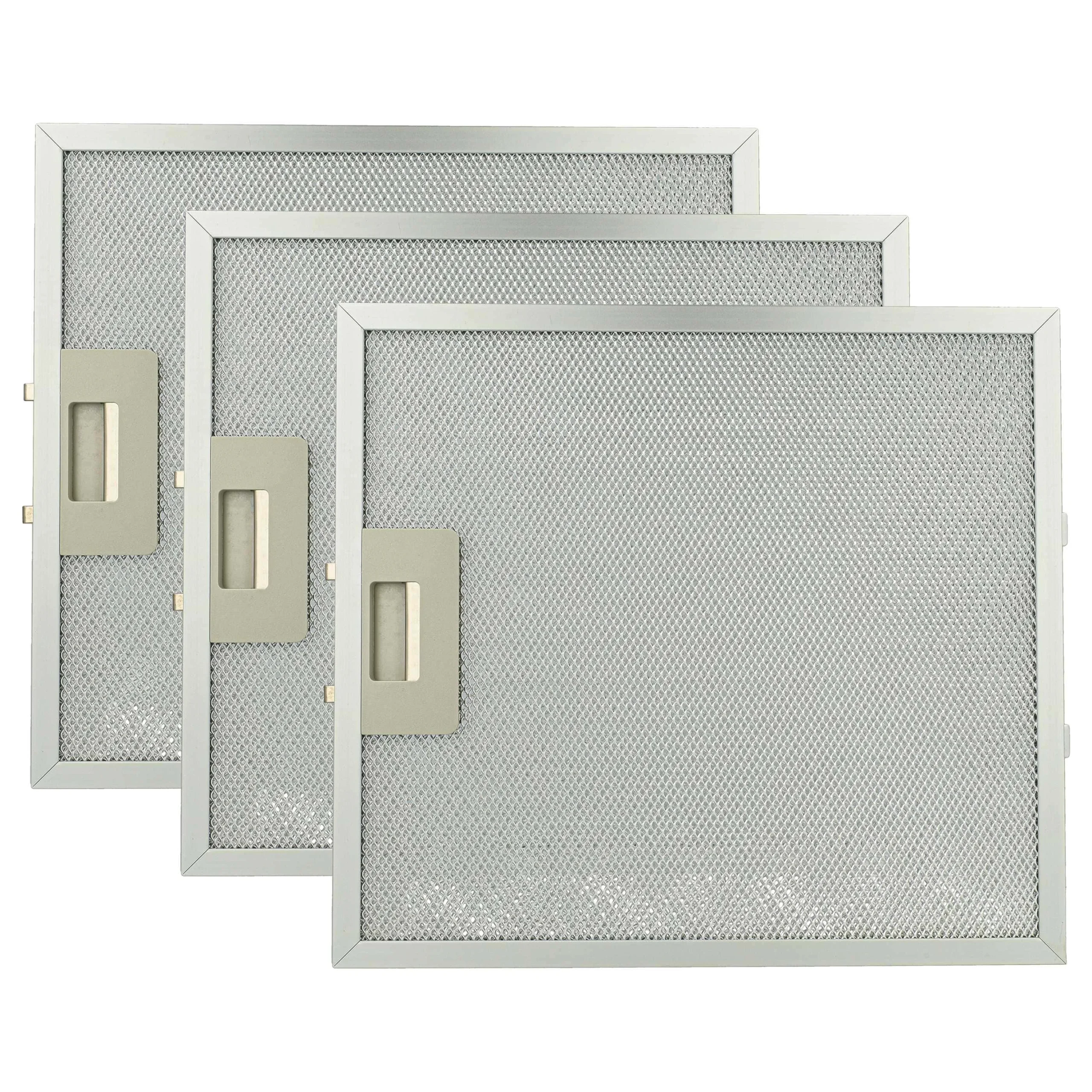 3x Filtres métal remplace AEG 50288851004 pour hotte aspirante - Accessoires appareils ménagers